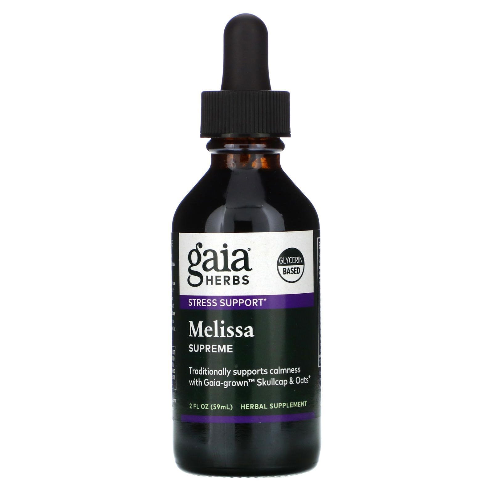 Gaia Herbs, Melissa suprema, 59 ml (2 oz. líq.)