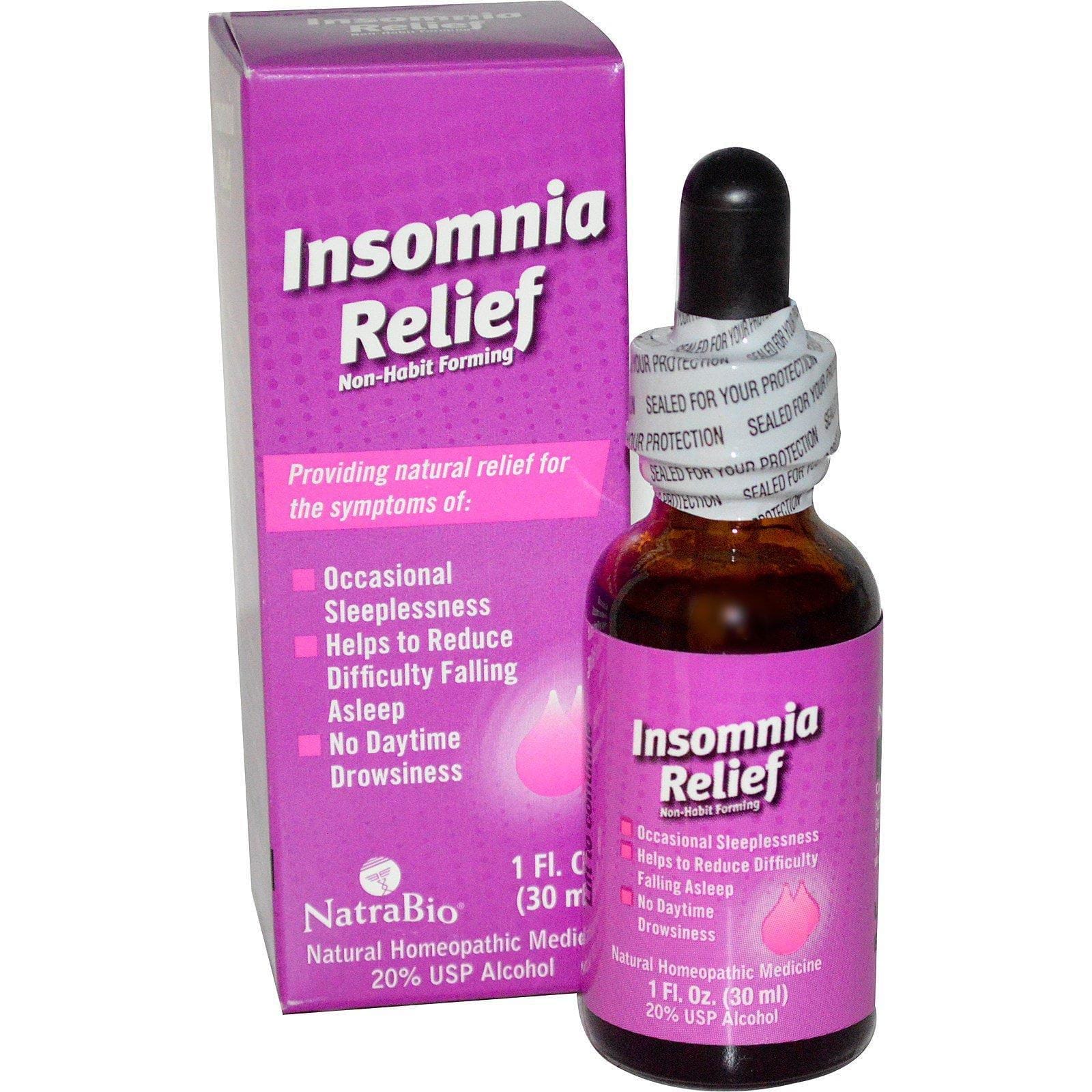 NatraBio, Insomnia Relief, 1 oz líquida(30 ml)