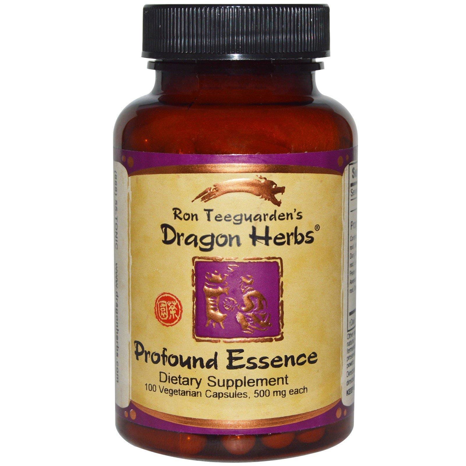 Dragon Herbs, Esencia Profunda, 500 mg, 100 Cápsulas Veganas