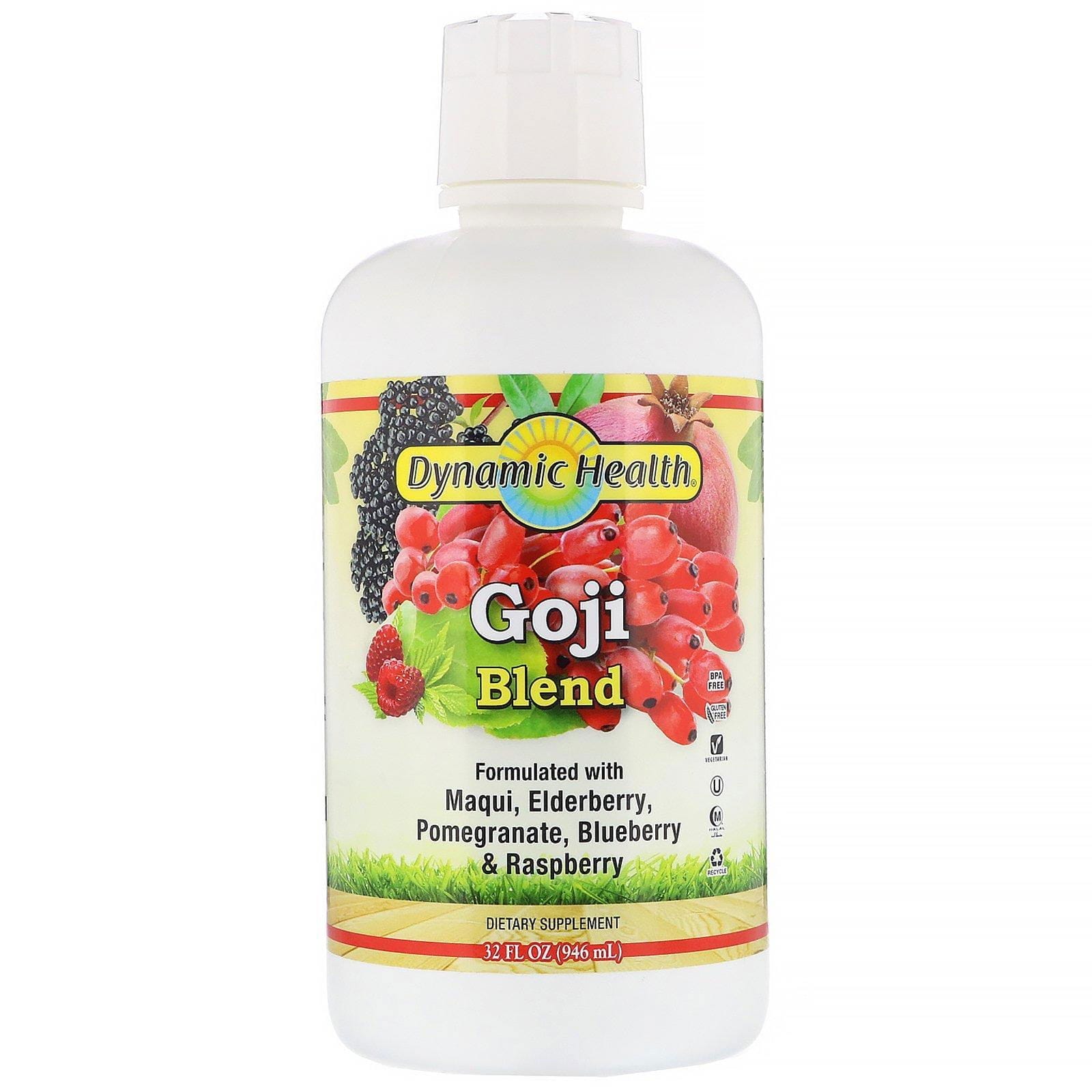 Dynamic Health Laboratories, Mezcla de goji, 946 ml (32 oz. líq.)