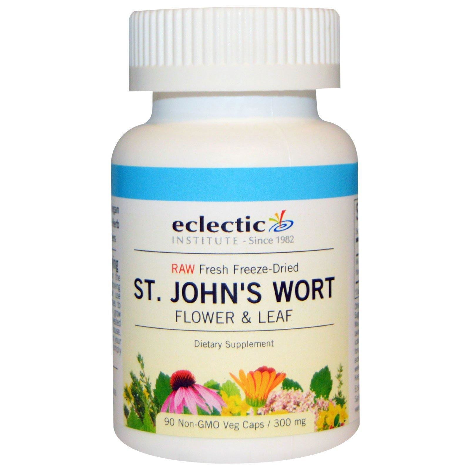 Eclectic Institute, St. John's Wort, 300 mg, 90 Cápsulas Vegetarianas No OMG