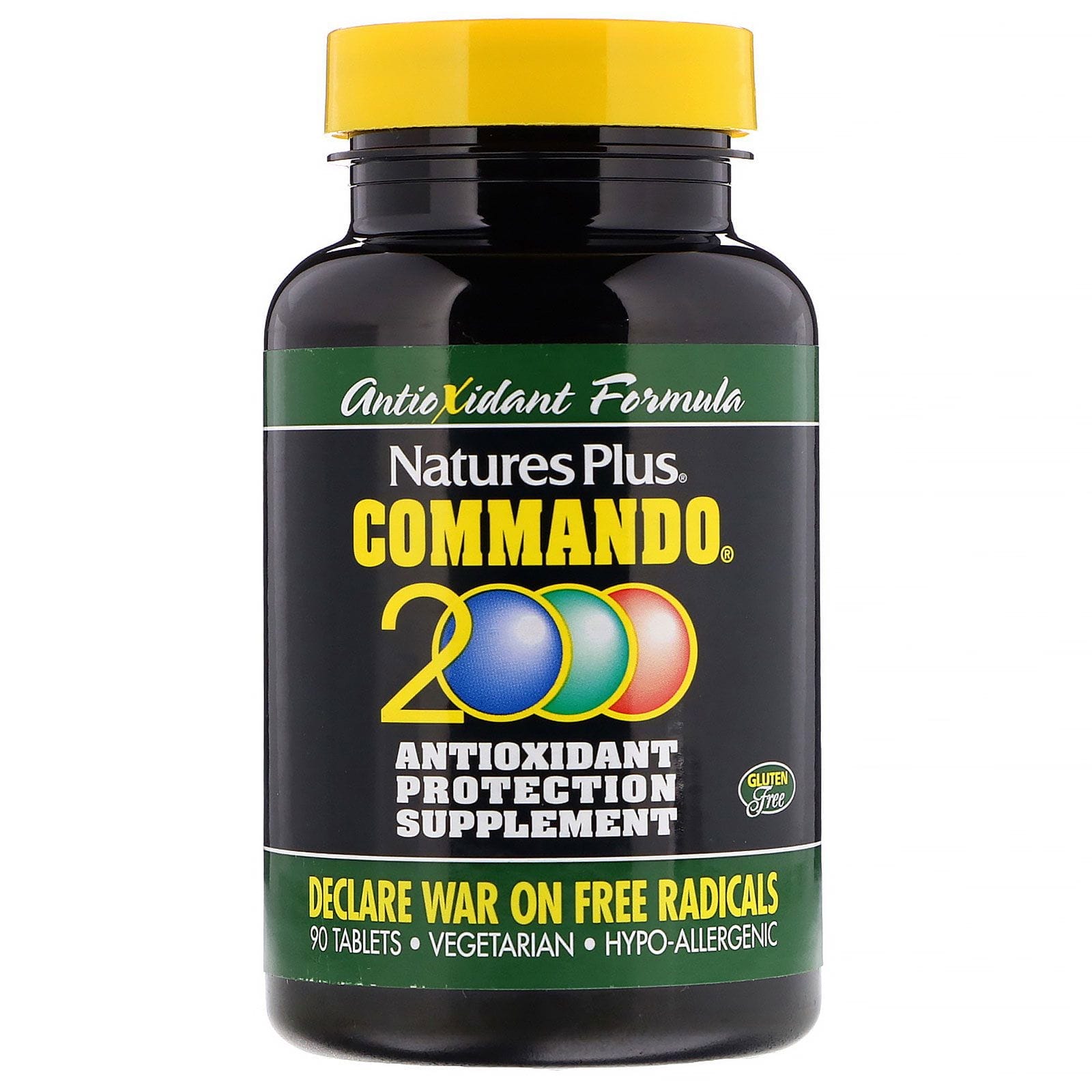 Nature's Plus, Commando 2000 Antioxidant Protection, 90 Pastillas