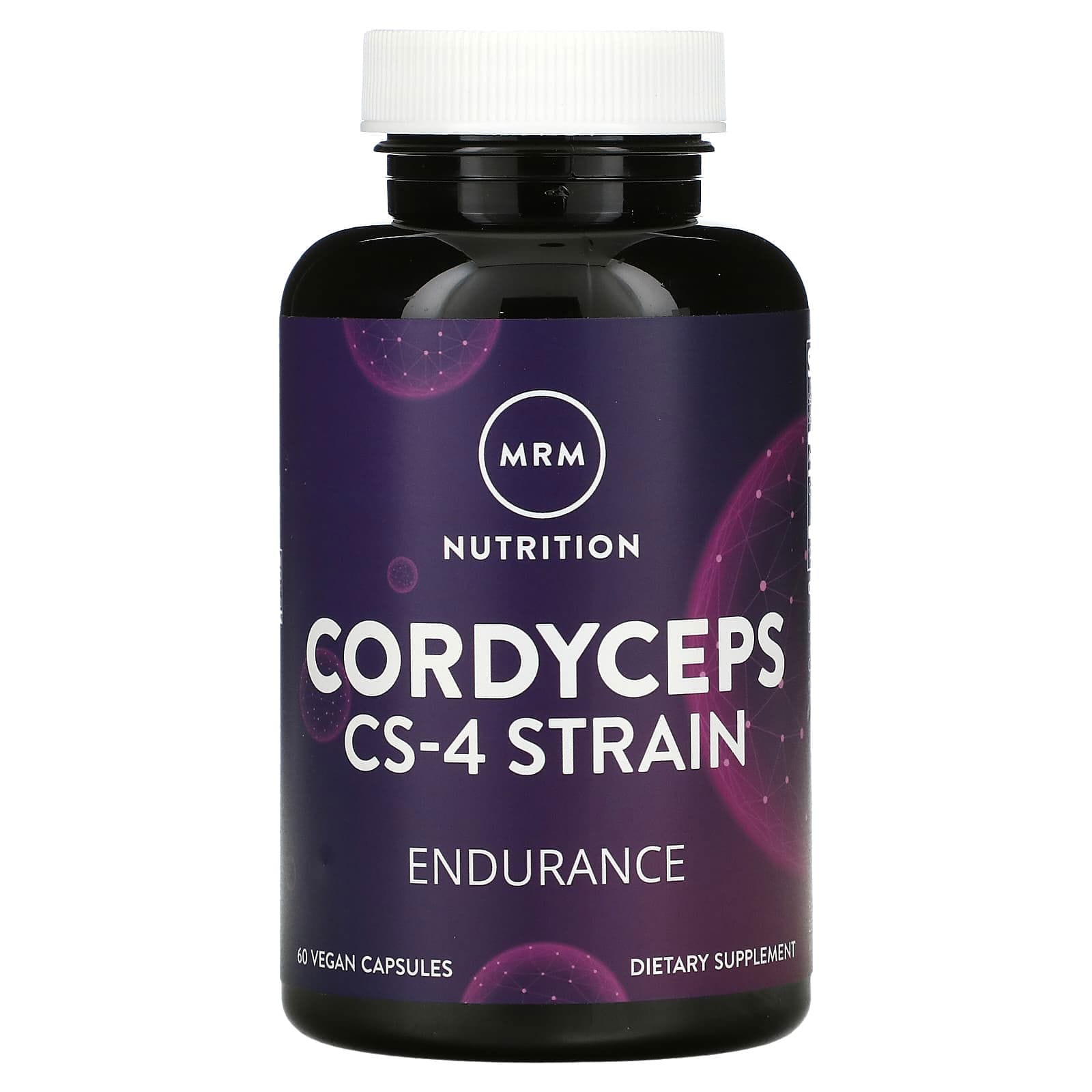 MRM Nutrition, Nutrition, Cordyceps cepa CS-4, 60 cápsulas veganas