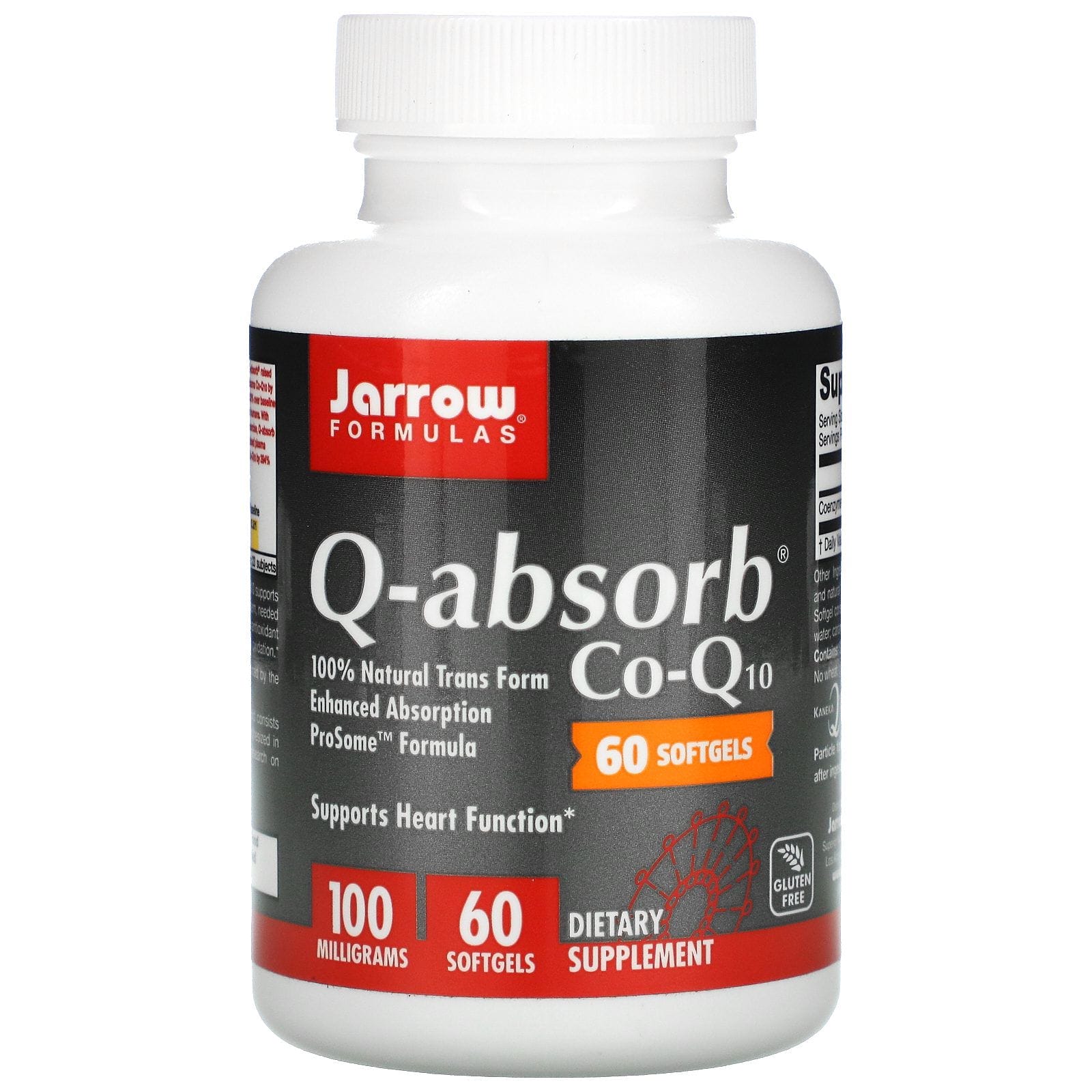 Jarrow Formulas, Q-absorb, CoQ10, 100 mg, 60 cápsulas blandas