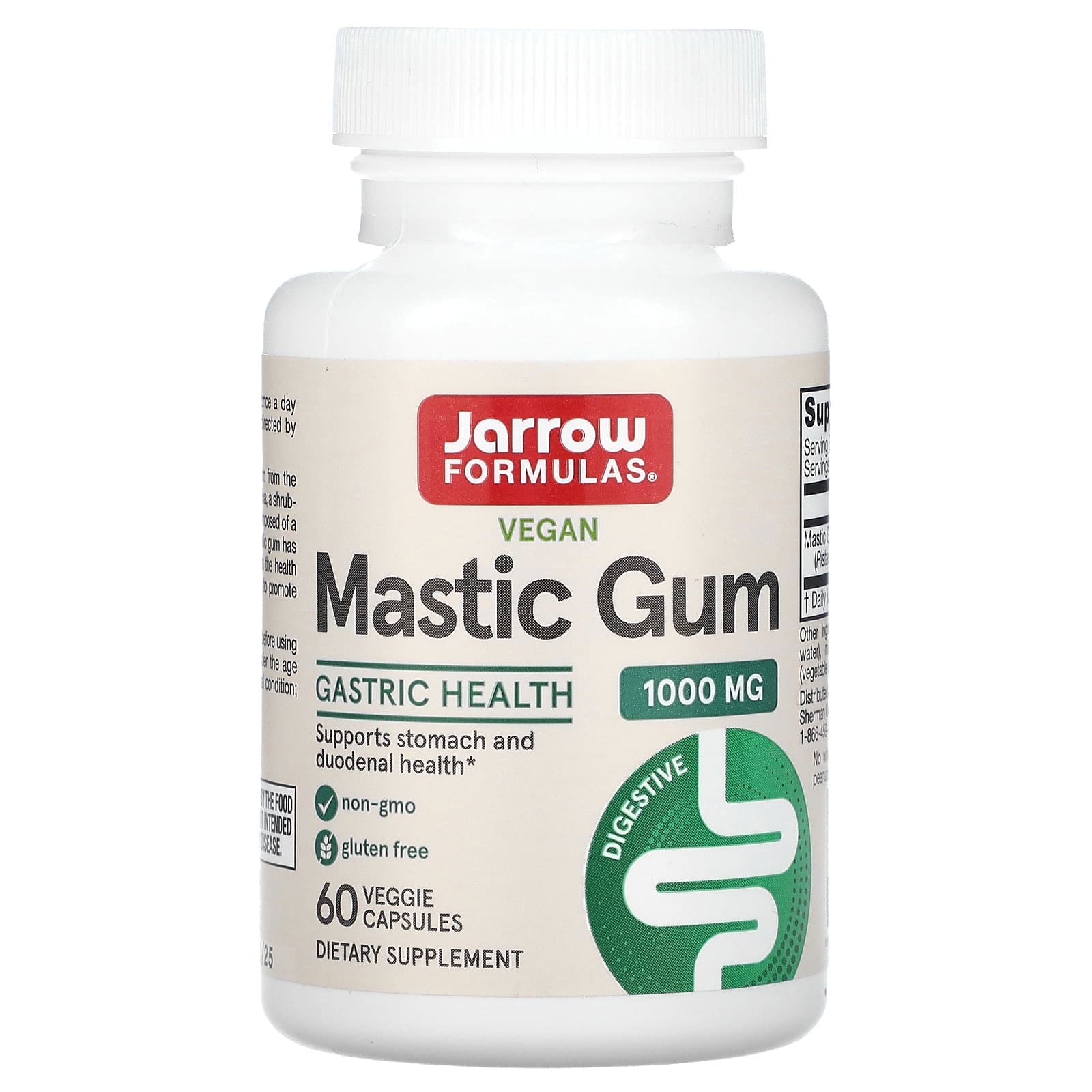 Jarrow Formulas, Goma de lentisco, 60 cápsulas vegetales
