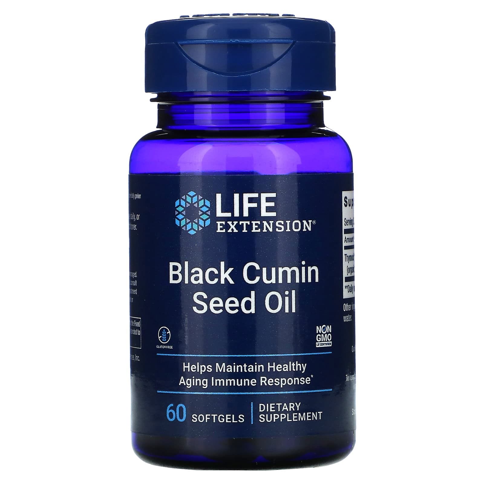 Life Extension, Aceite de semilla de comino negro, 60 cápsulas blandas