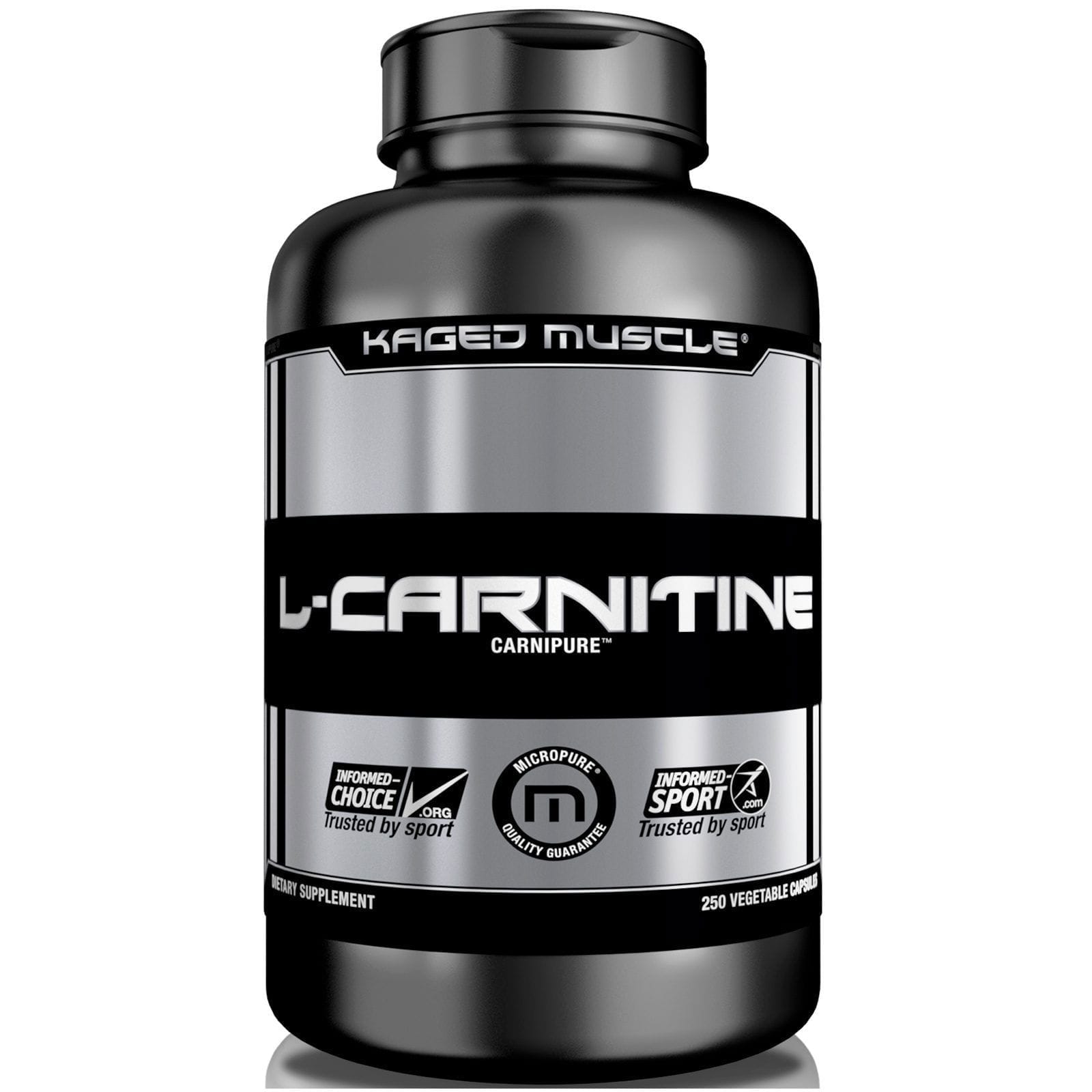 Kaged Muscle, L-Carnitine, 250 Vegetable Capsules