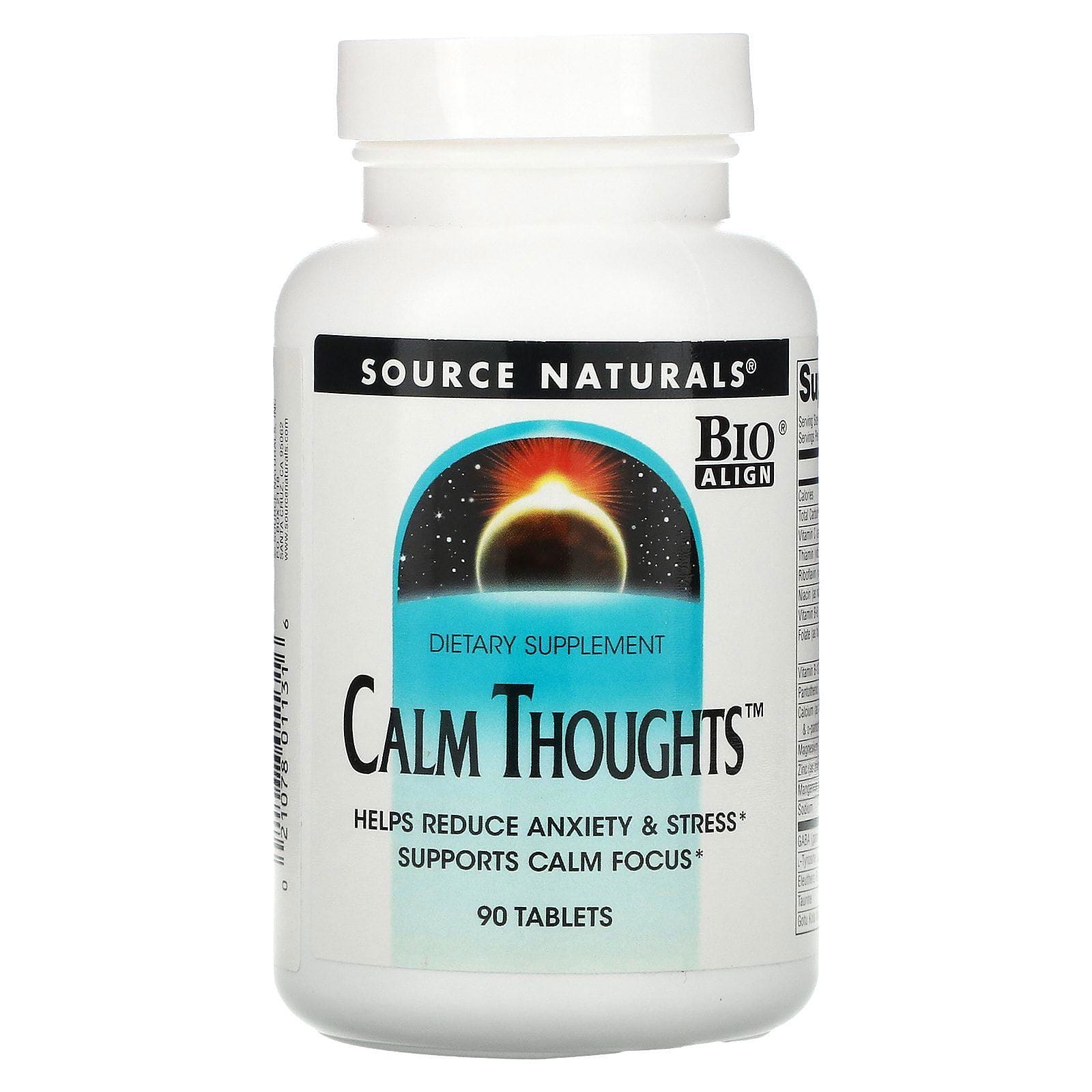 Source Naturals, Pensamientos tranquilos, 90 tabletas