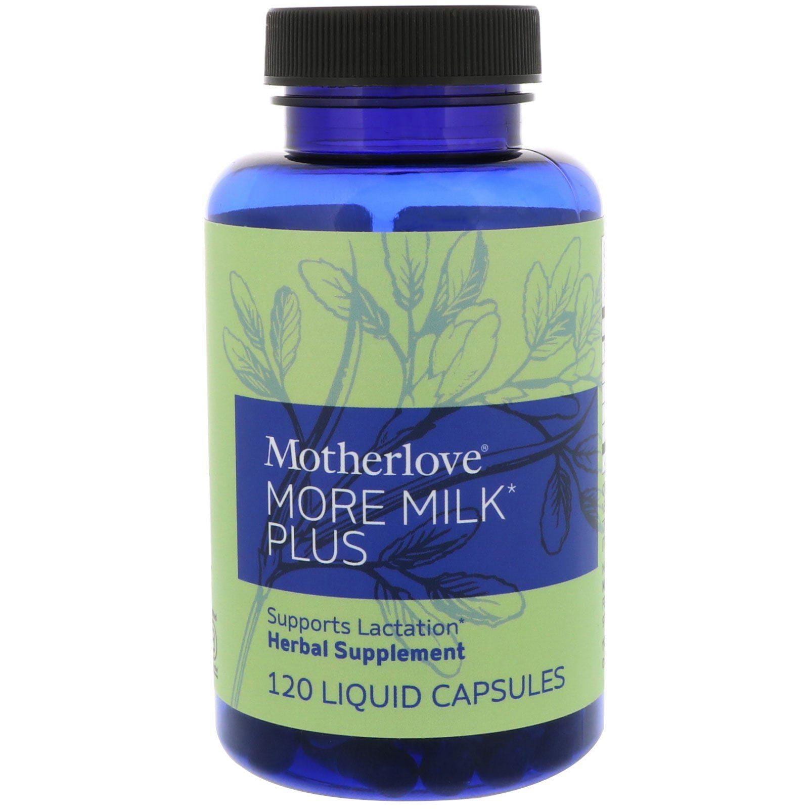 Motherlove, More Milk Plus, 120 cápsulas líquidas