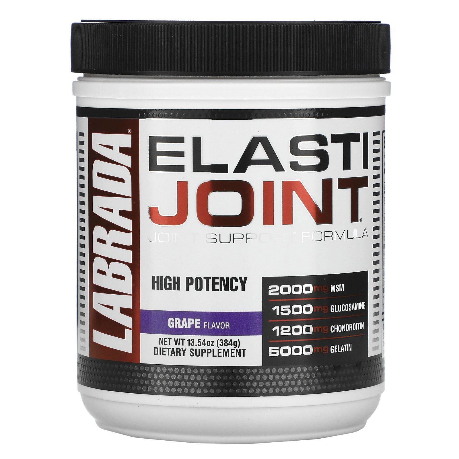 Labrada Nutrition, ElastiJoint, Fórmula para las articulaciones, Sabor a uva, 13.54 oz (384 g)