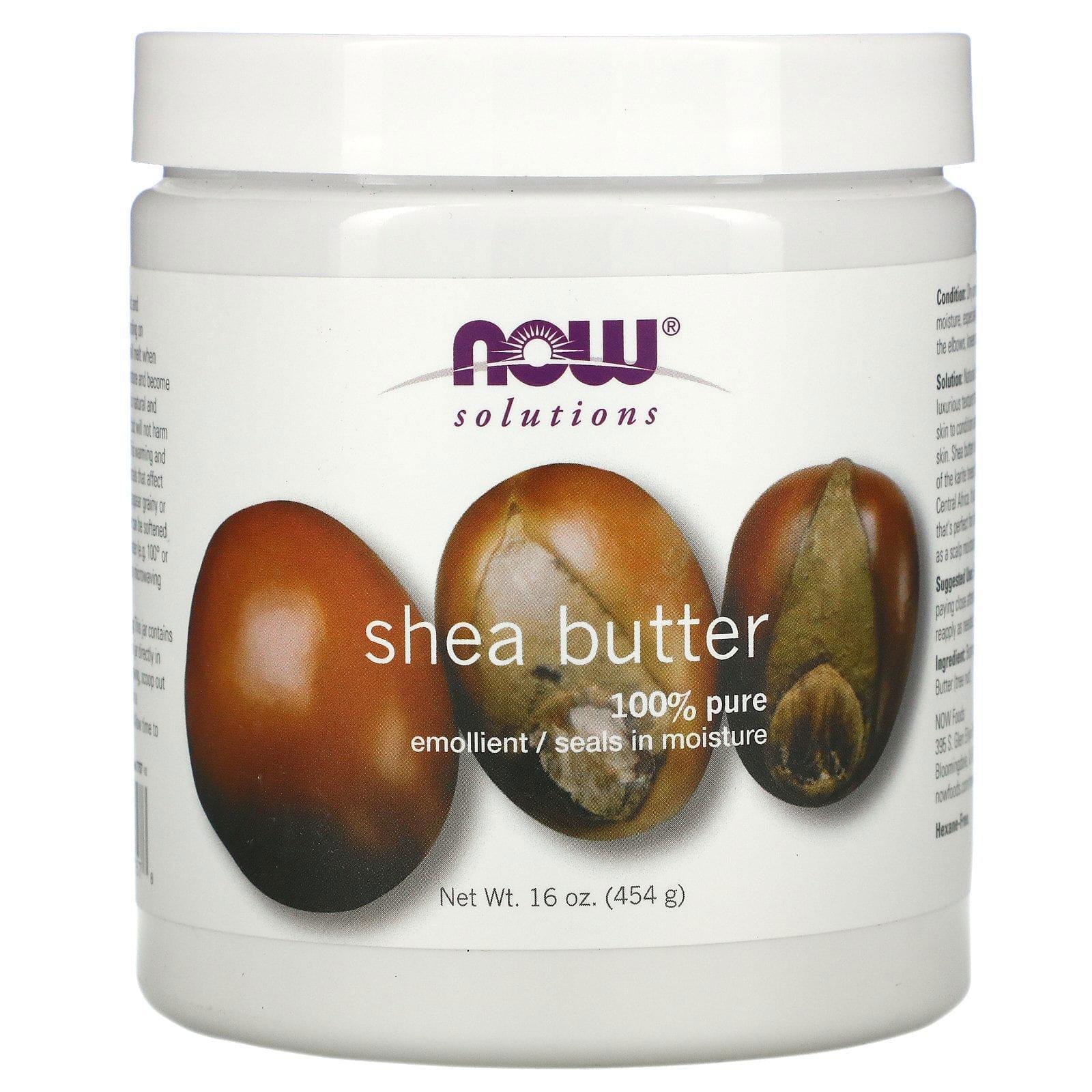 Now Foods, Soluciones, manteca de karité, 16 oz (454 g)