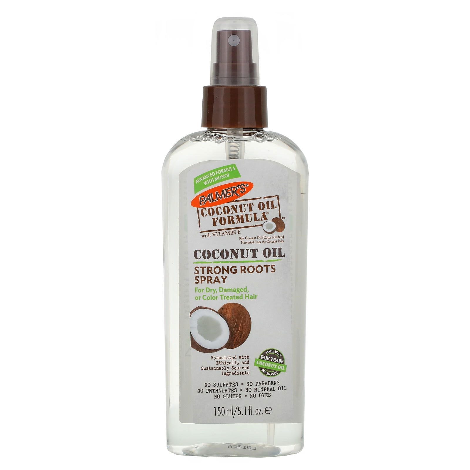 Palmer's, Fórmula de Aceite de Coco, Spray fuerte de raíces, 5.1 fl oz (150 ml)