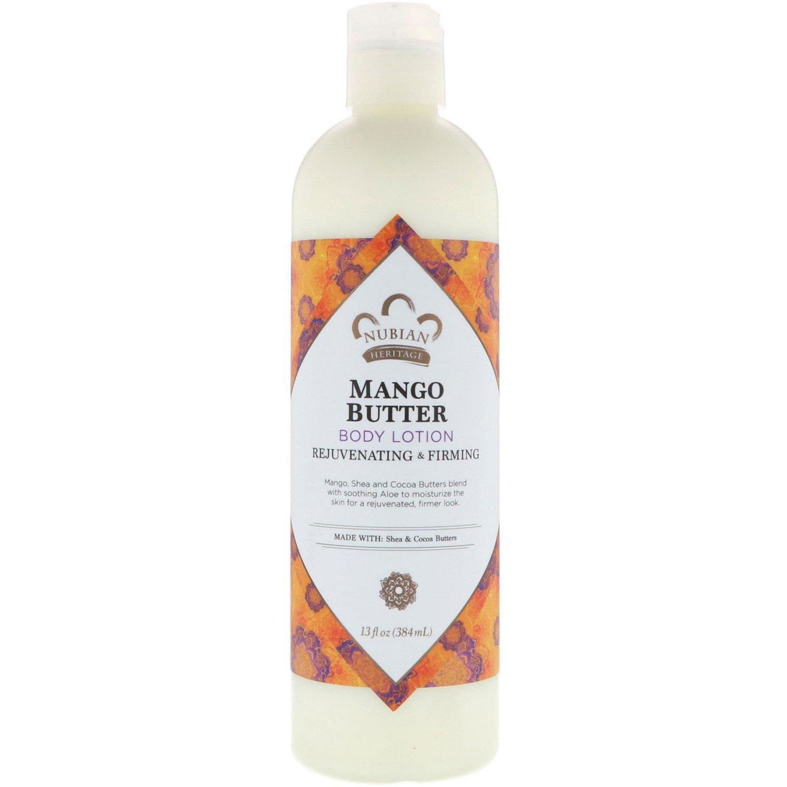 Nubian Heritage, Body Lotion, Mango Butter, 13 fl oz (384 ml)