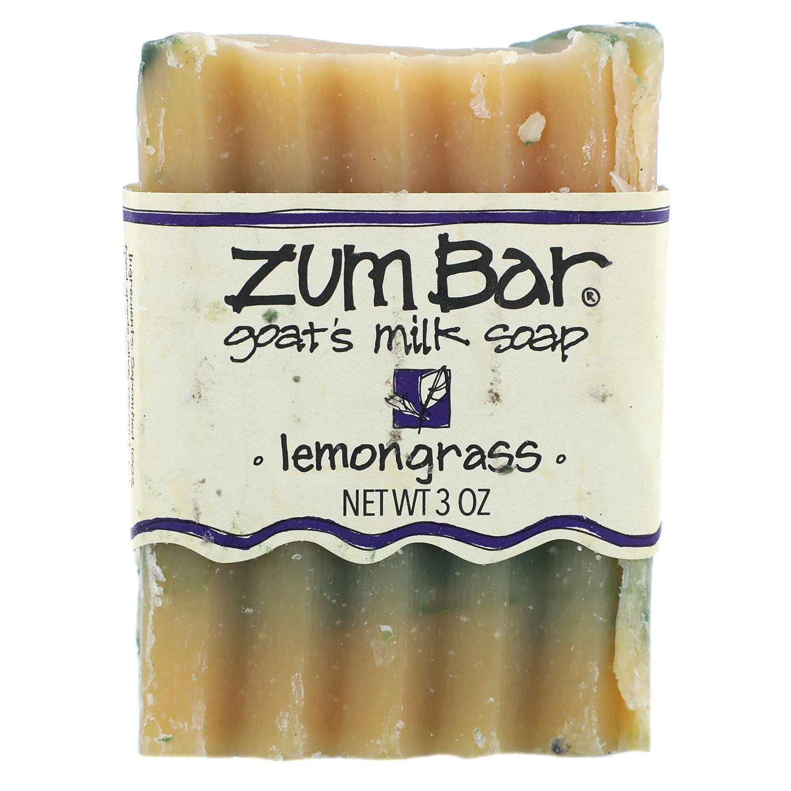 Indigo Wild, Zum Bar, Jabón de Leche de Cabra, Limoncillo, 3 oz Barra hecha a mano