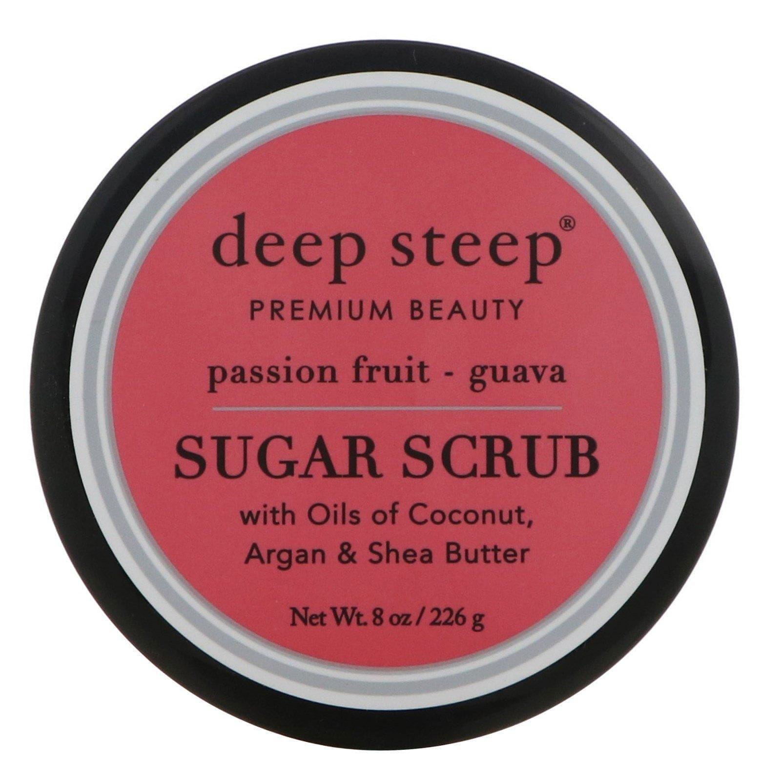 Deep Steep, Sugar Scrub, Fruta de la Pasión y Guava, 8 oz (226 g)