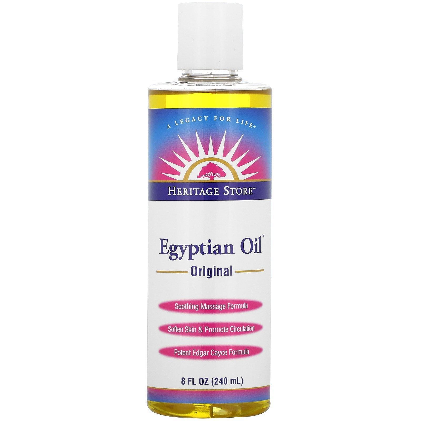 Heritage Store, Aceite Egipcio, Original, 8 fl oz (240 ml)