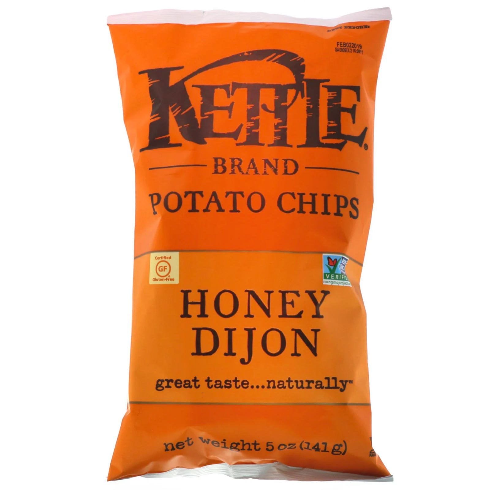 Kettle Foods, Papitas fritas, miel de dijon, 5 oz (141 g)