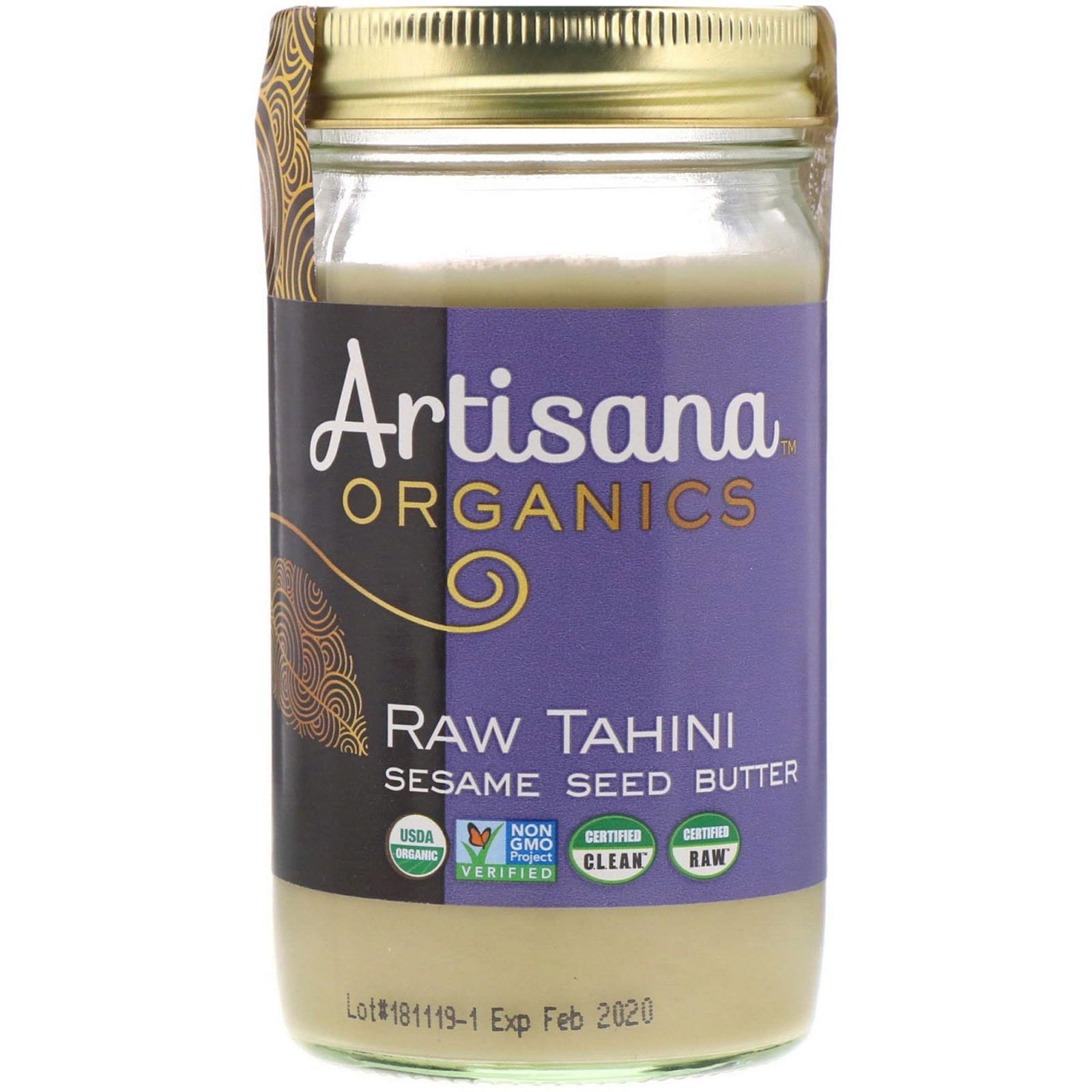 Artisana, Tahini, manteca de semillas de sésamo, 14 oz (397 g)