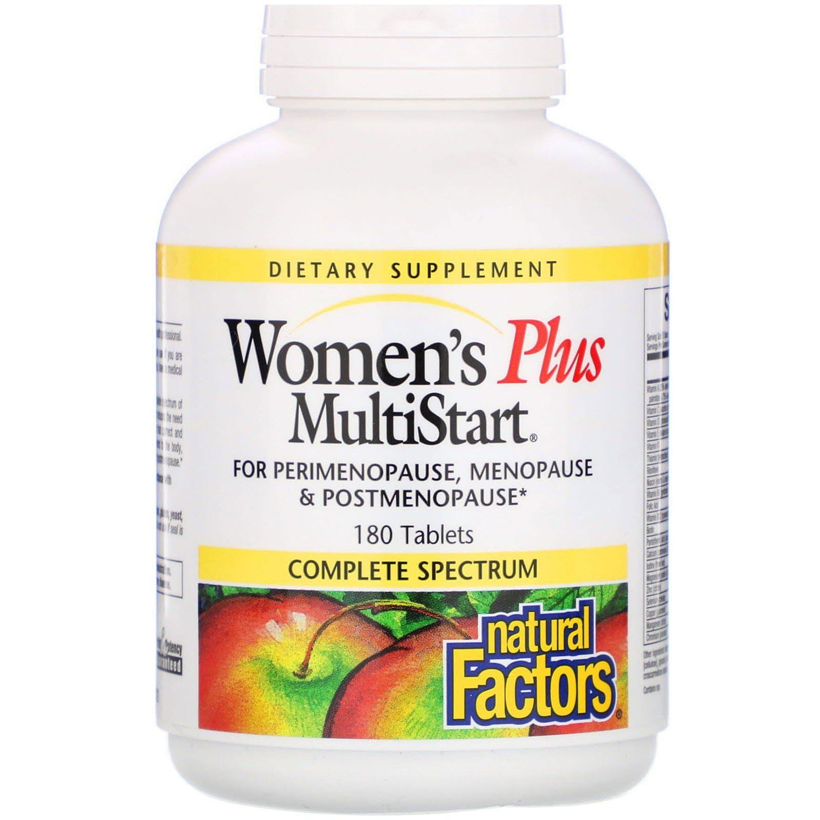 Natural Factors, Women's Plus MultiStart, 180 Tabletas