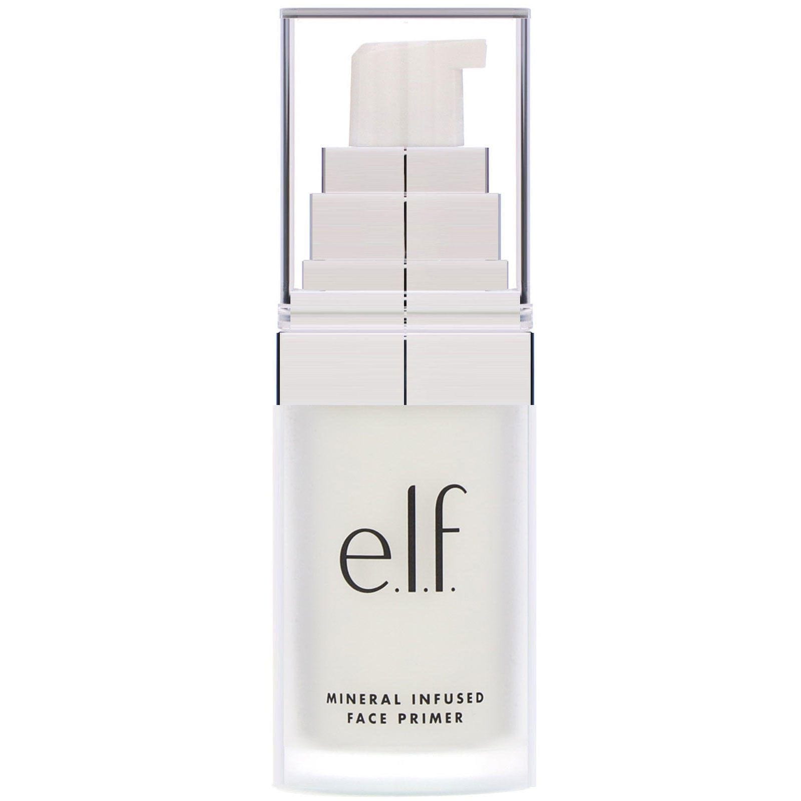 E.L.F., Base para el rostro con infusión mineral, transparente, 0,49 oz (14 g)