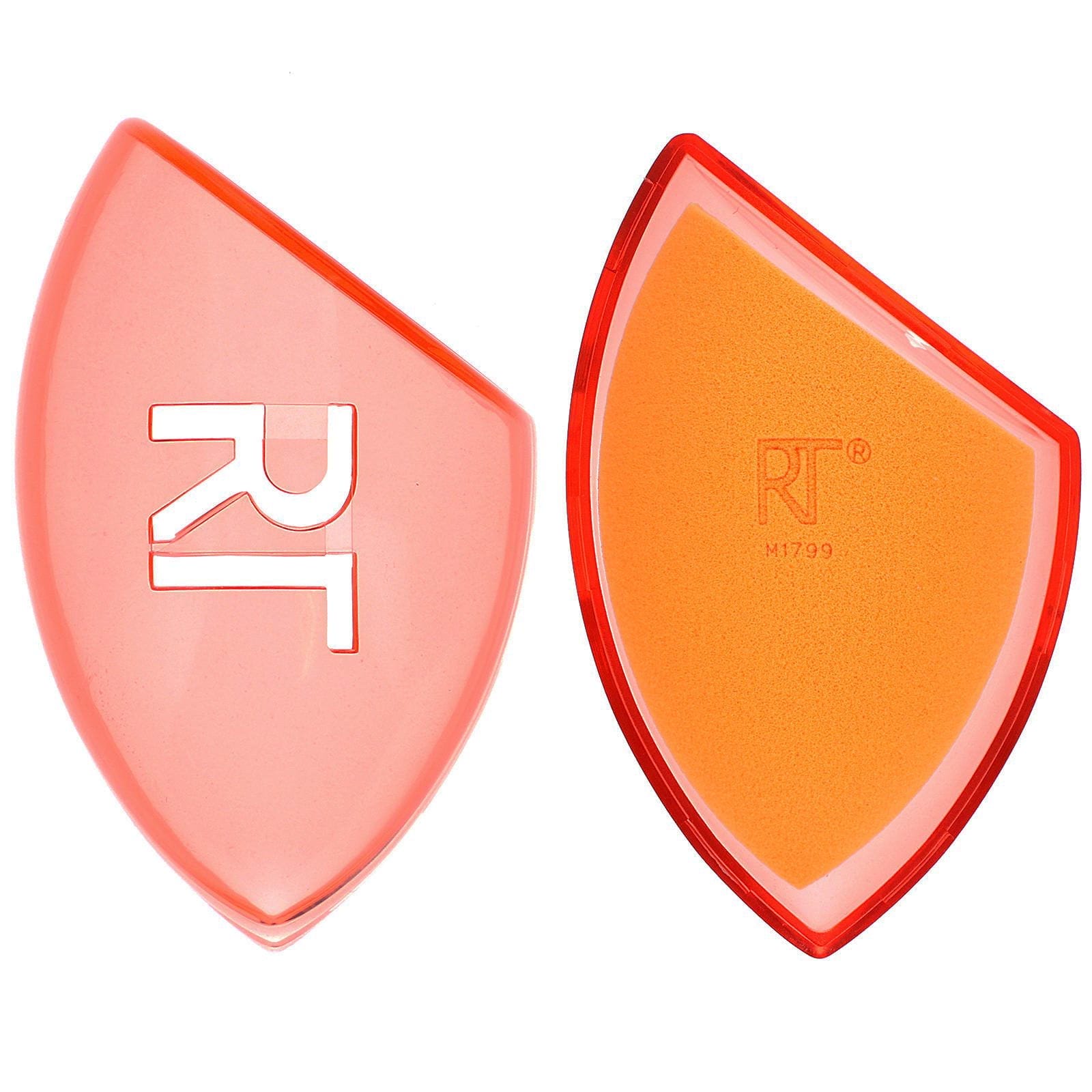 Real Techniques, Esponja Milagrosa para la Piel + Funda para viaje, Set de 2 unidades