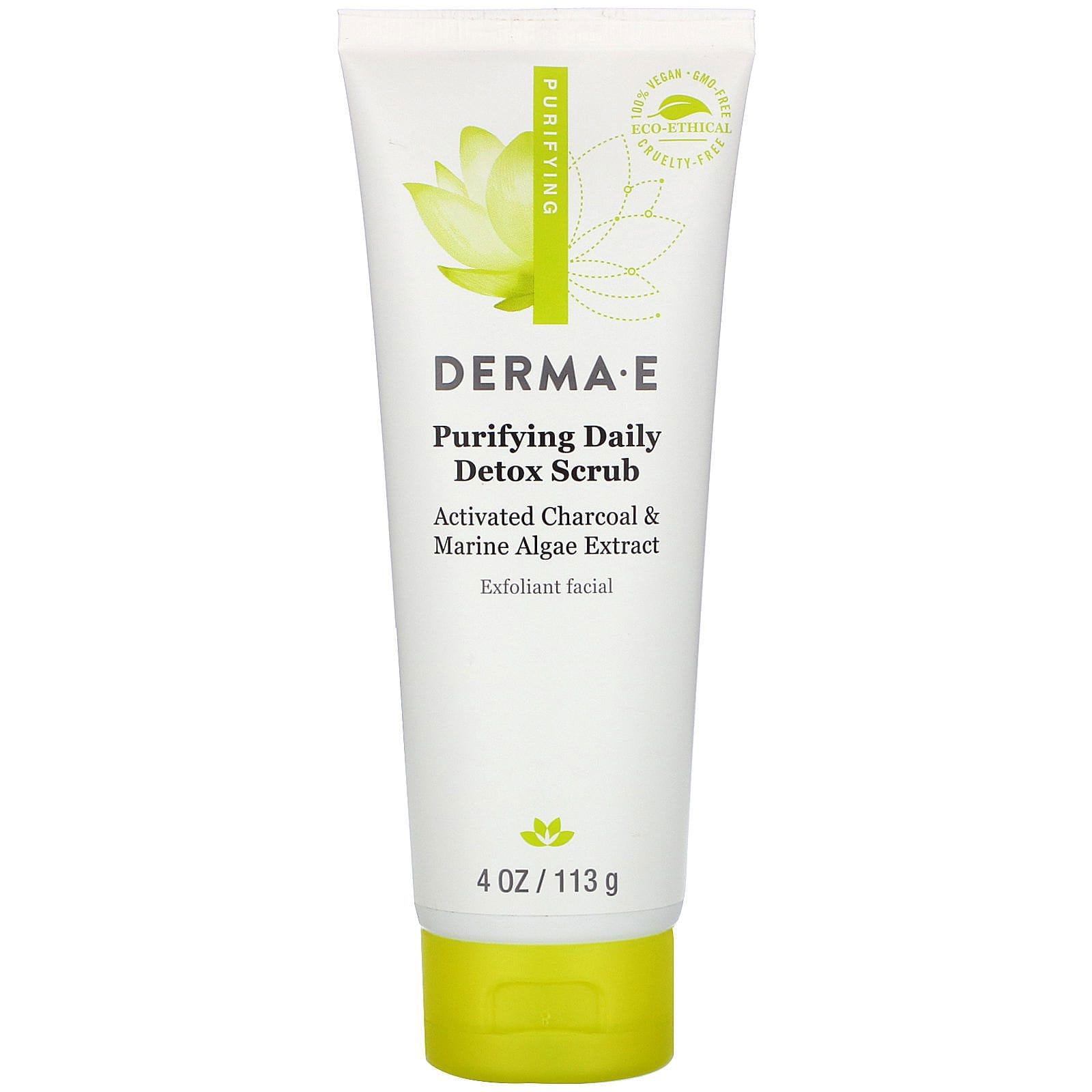 Derma E, Exfoliante purificador d desintoxicación diaria, 4 oz (113 g)