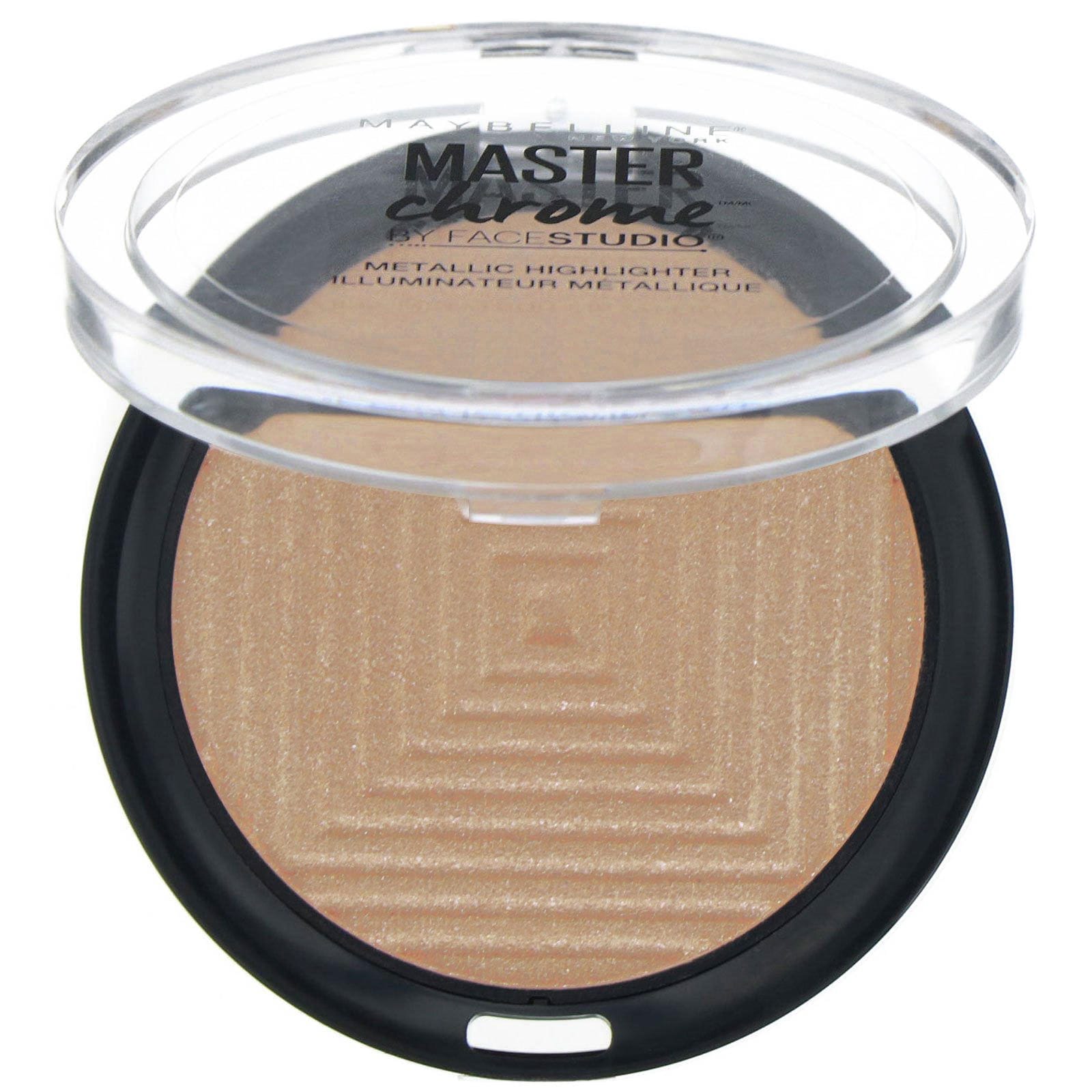 Maybelline, Master Chrome, Iluminador metálico, Molten Topaz (topacio fundido) 200, 6,7 g (0,24 oz)