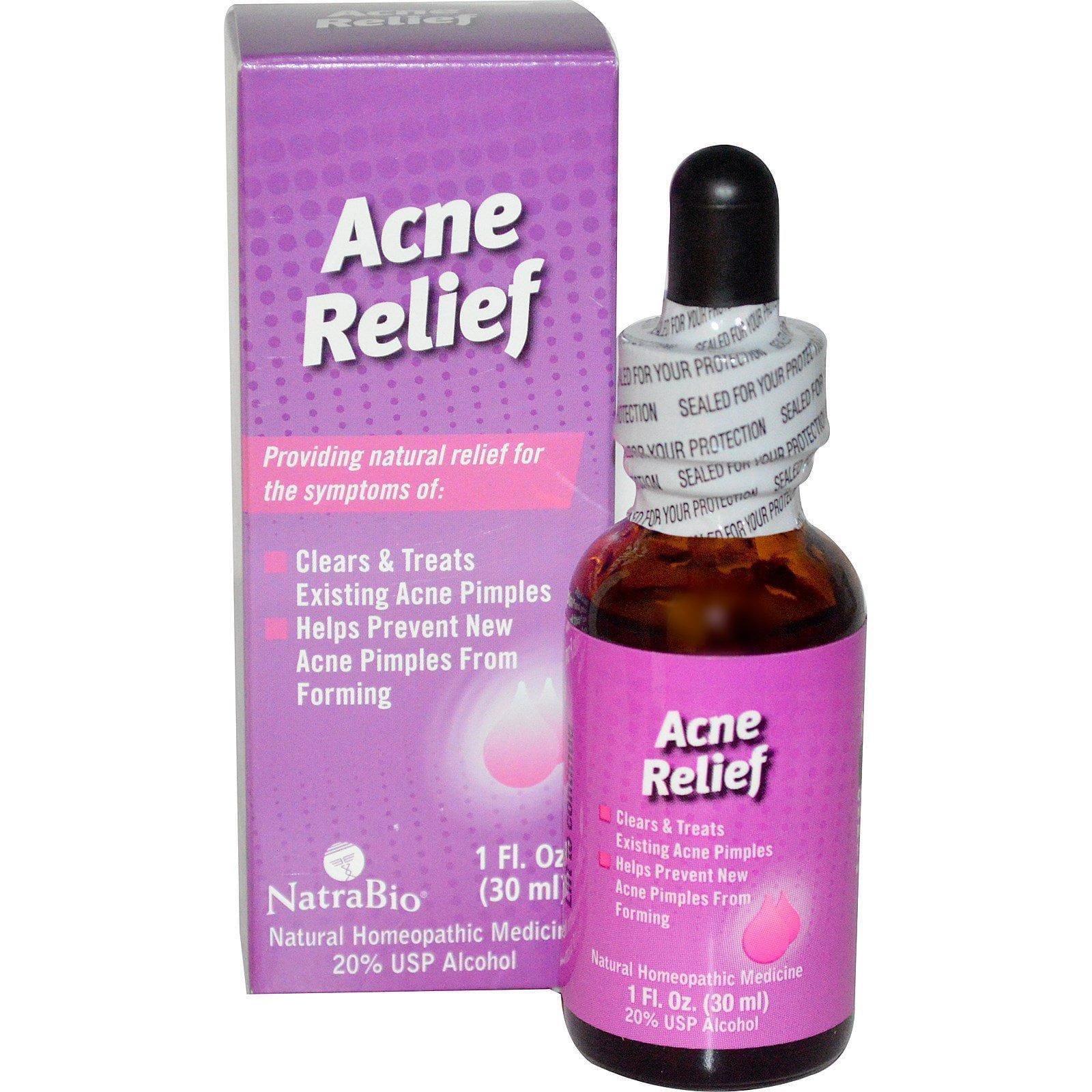 NatraBio, Alivio para el Acné, 1 fl oz (30 ml)