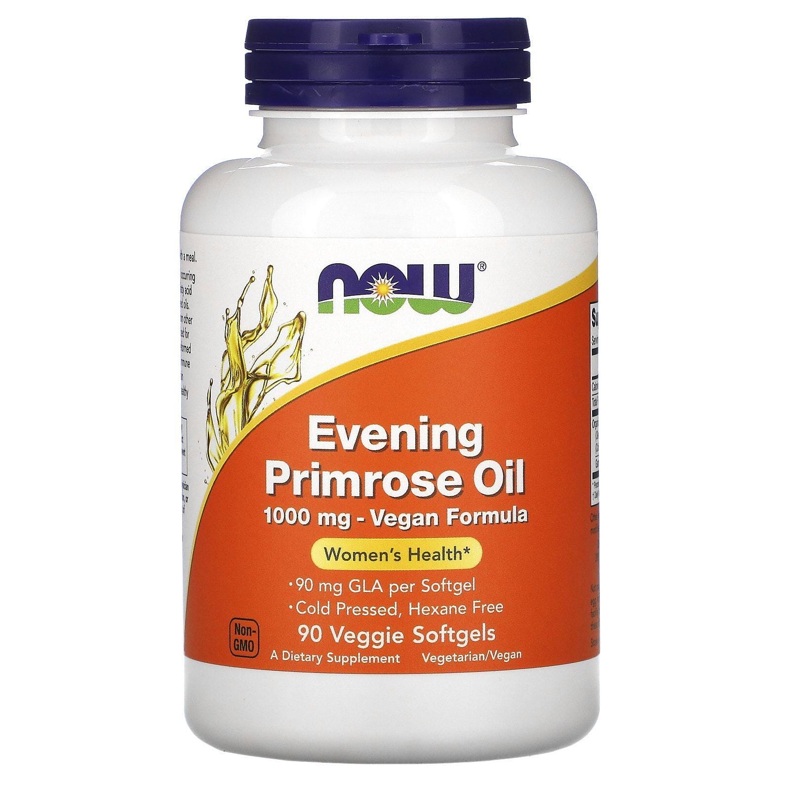 Now Foods, Evening Primrose Oil, 1,000 mg, 90 Veggie Softgels