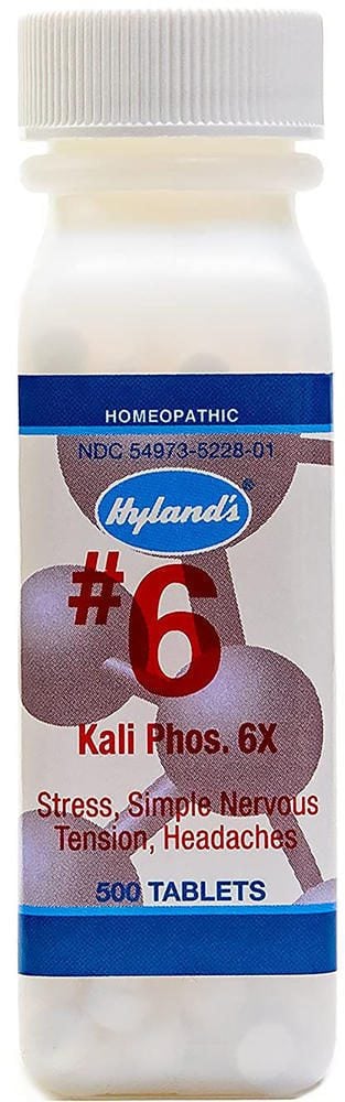 #6 Kali Phosphoricum 6X, 500 Tabletas