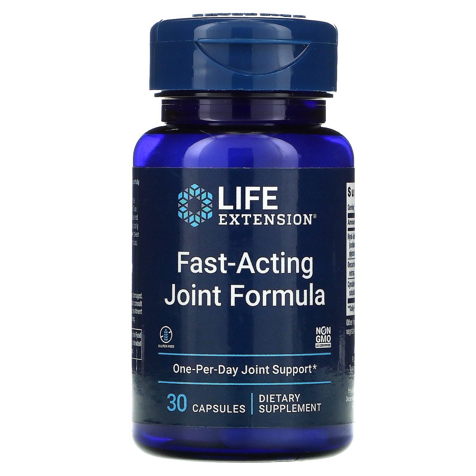 Life Extension, Formula de acción rápida para las articulaciones, 30 cápsulas