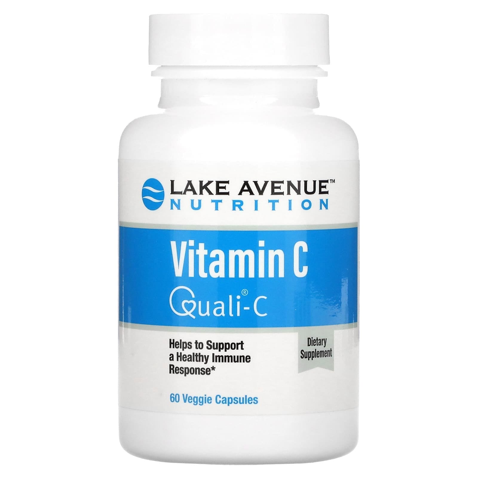 Lake Avenue Nutrition, Vitamina C Quali-C, 1000 mg, 60 cápsulas vegetales