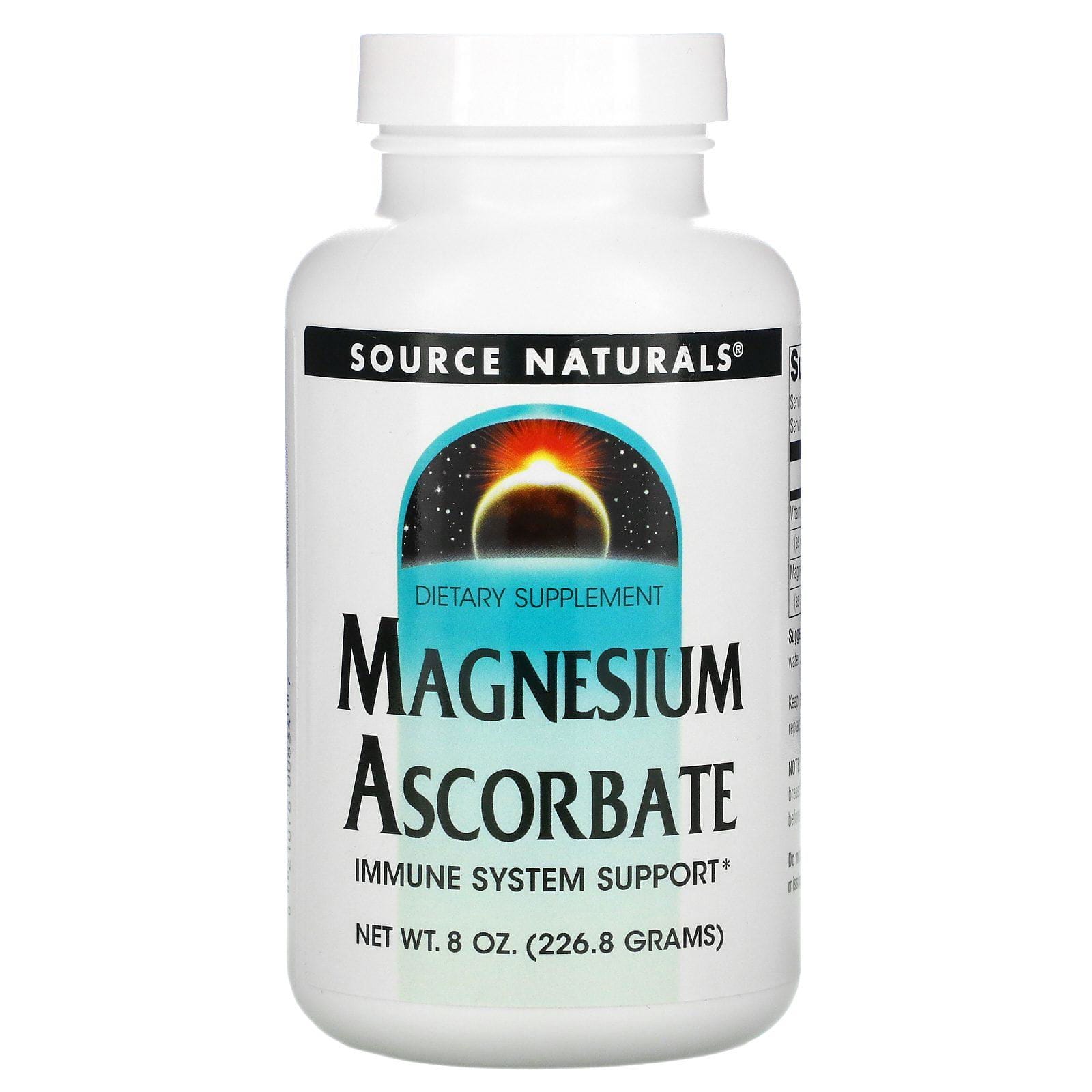 Source Naturals, Ascorbato de magnesio, 226,8 g (8 oz)