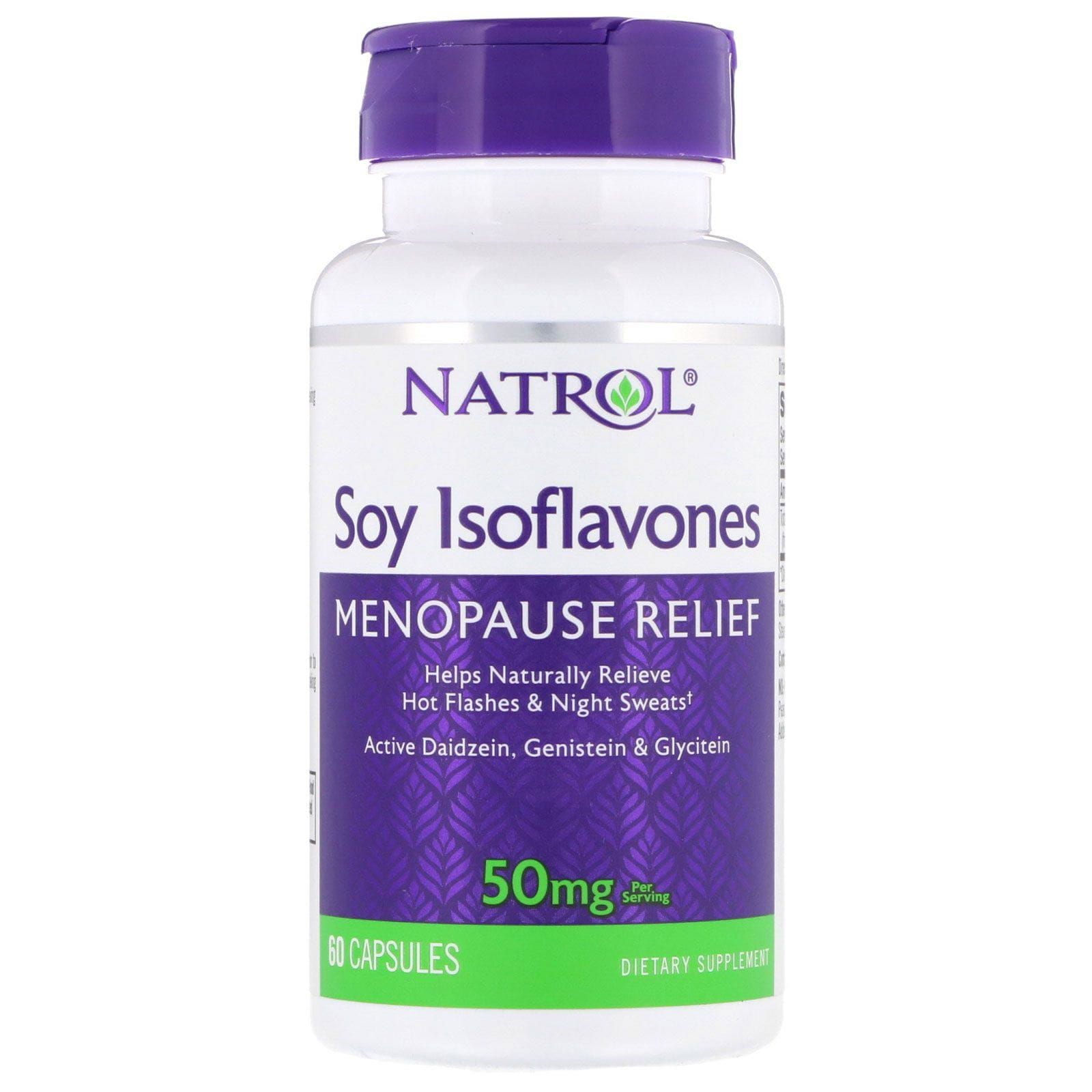 Natrol, Isoflavonas de soja, 50 mg, 60 cápsulas