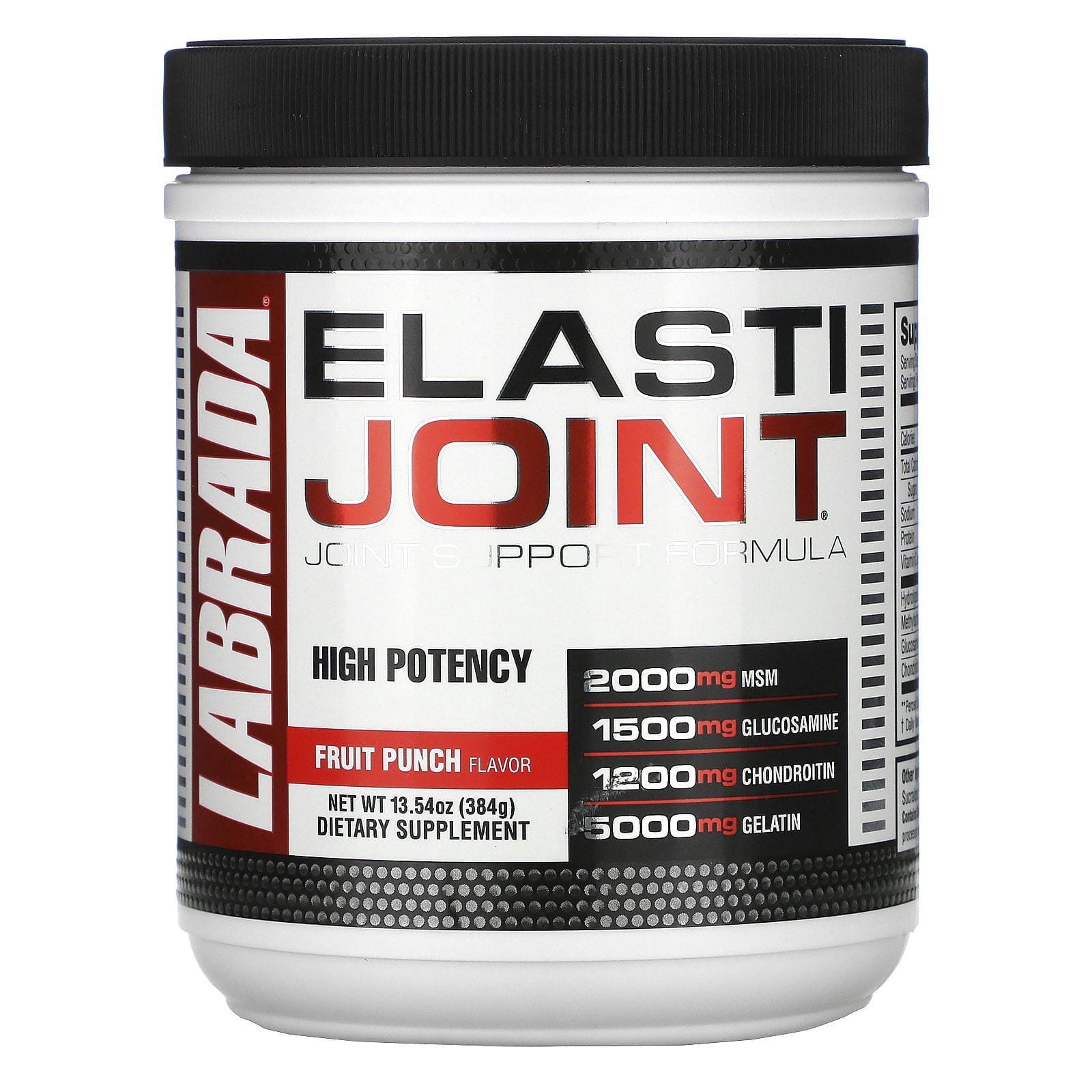 Labrada Nutrition, ElastiJoint, fórmula para el soporte de las articulaciones, sabor a ponche de frutas, 13.54 oz (384 g)