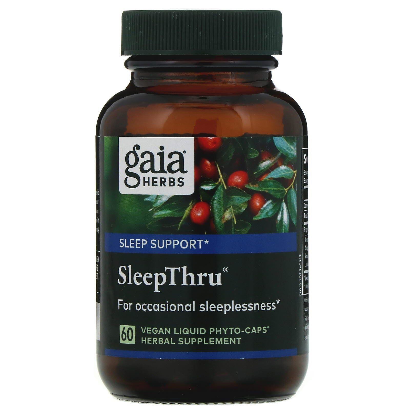 Gaia Herbs, SleepThru, 60 cápsulas Liquid Phyto-Caps veganas