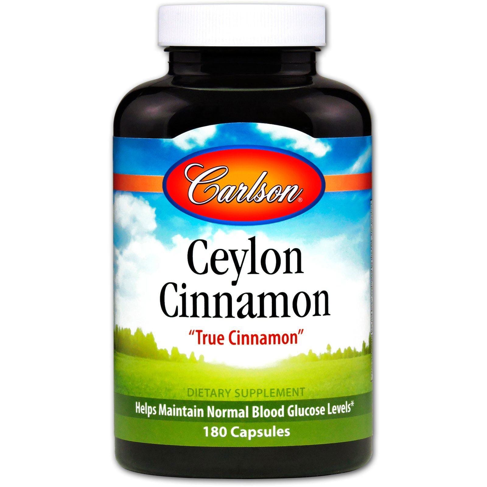 Carlson Labs, Canela de Ceilán, 180 Cápsulas