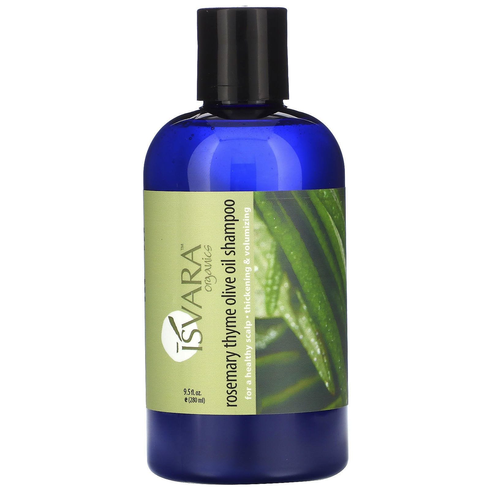 Isvara Organics, Champú, Aceite de Oliva, Tomillo y Romero, 9.5 fl oz (280 ml)