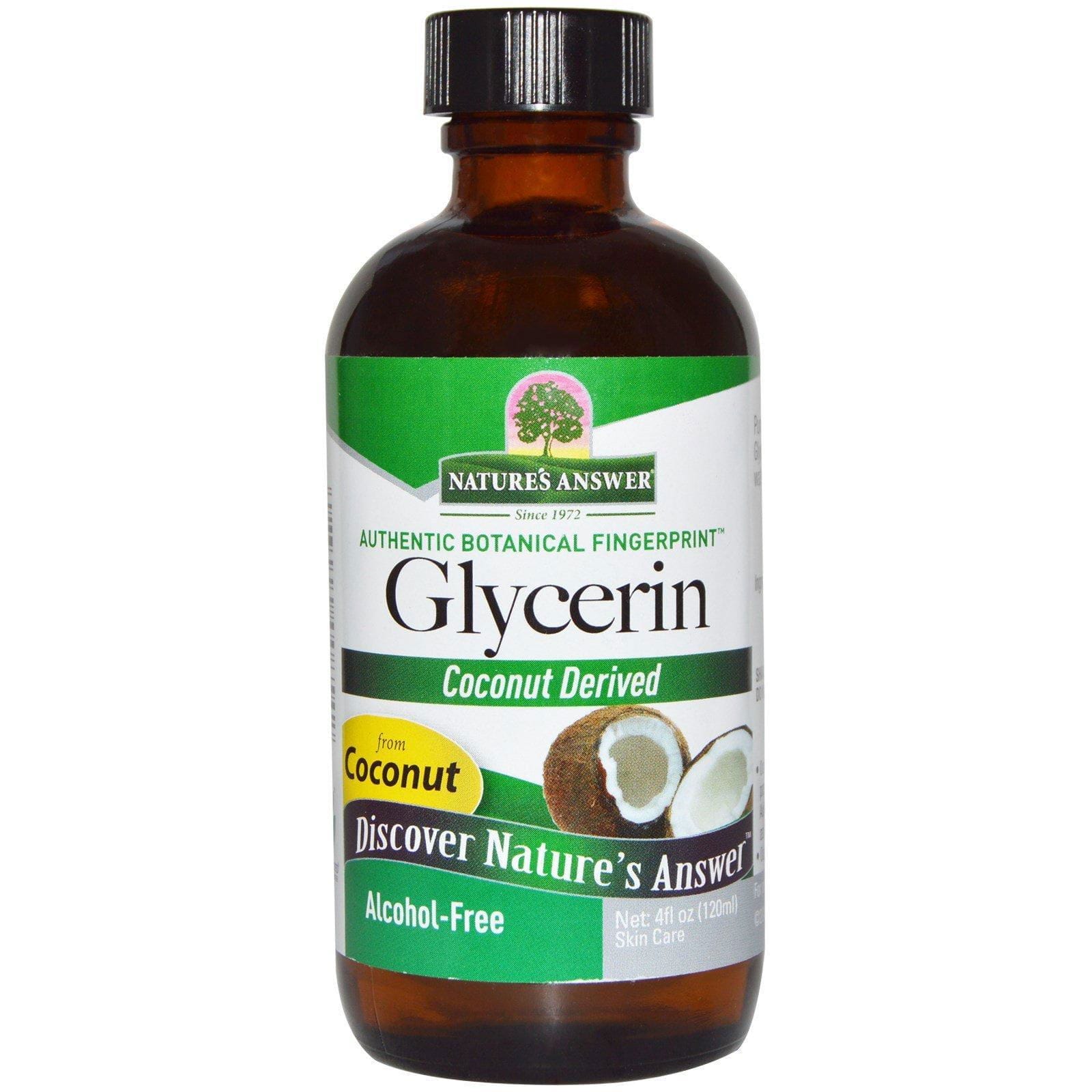 Nature's Answer, Glicerina, sin Alcohol, 4 fl oz (120 ml)