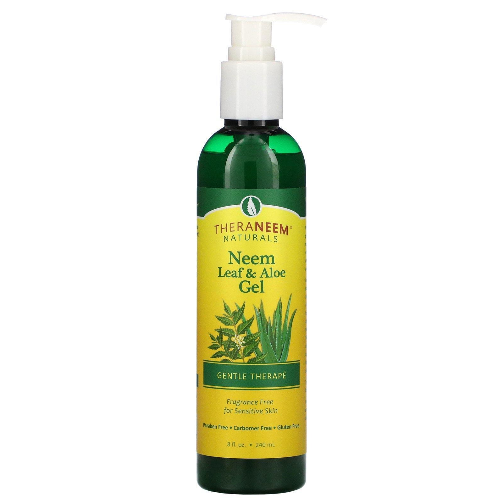 Organix South, TheraNeem, Neem Leaf & Aloe Gel, Fragrance Free, 8 fl oz (240 ml)