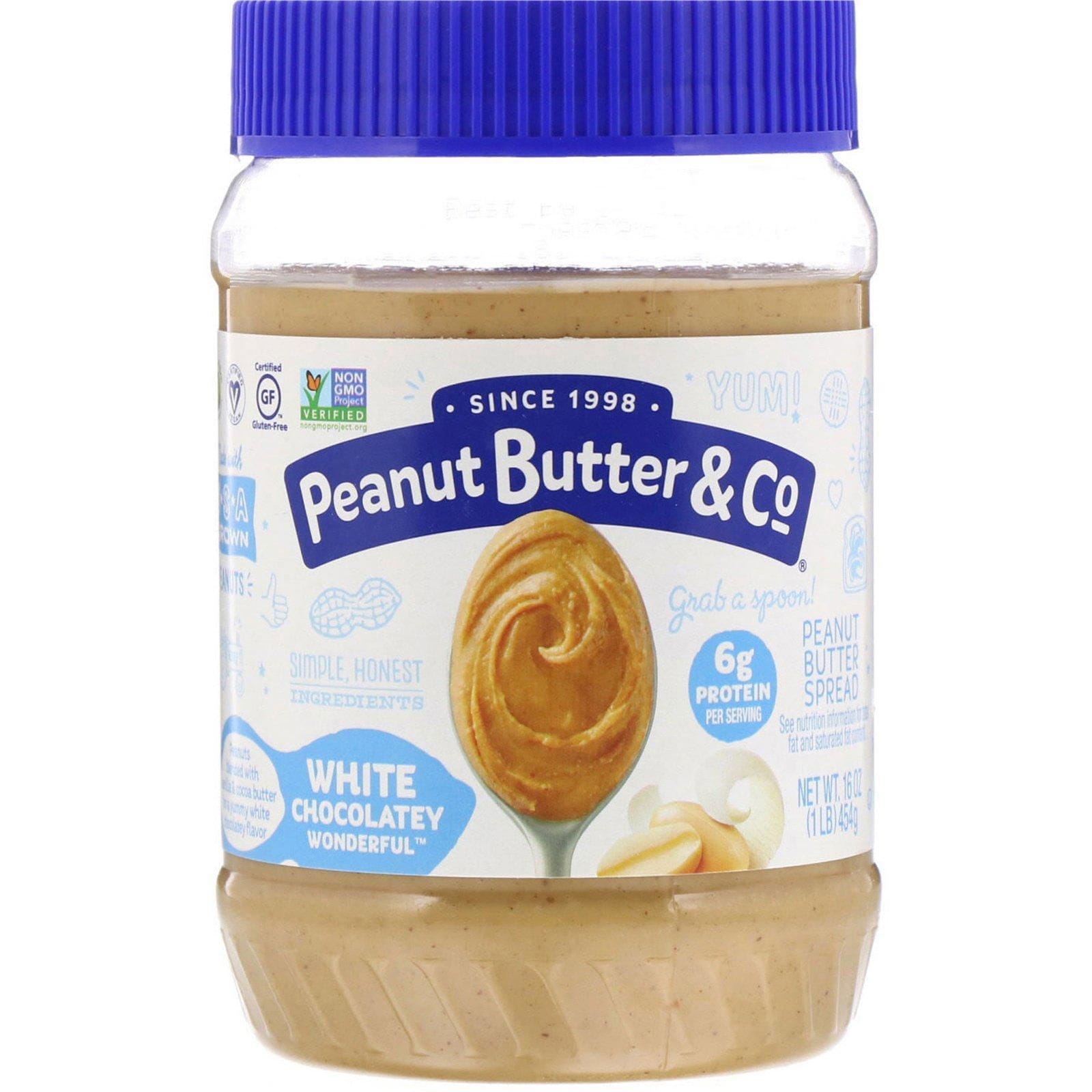 Peanut Butter & Co., Chocolate Blanco Maravilloso, Mantequilla de Cacahuate Mezclado con Chocolate Blanco Dulce, 16 oz (454 g)