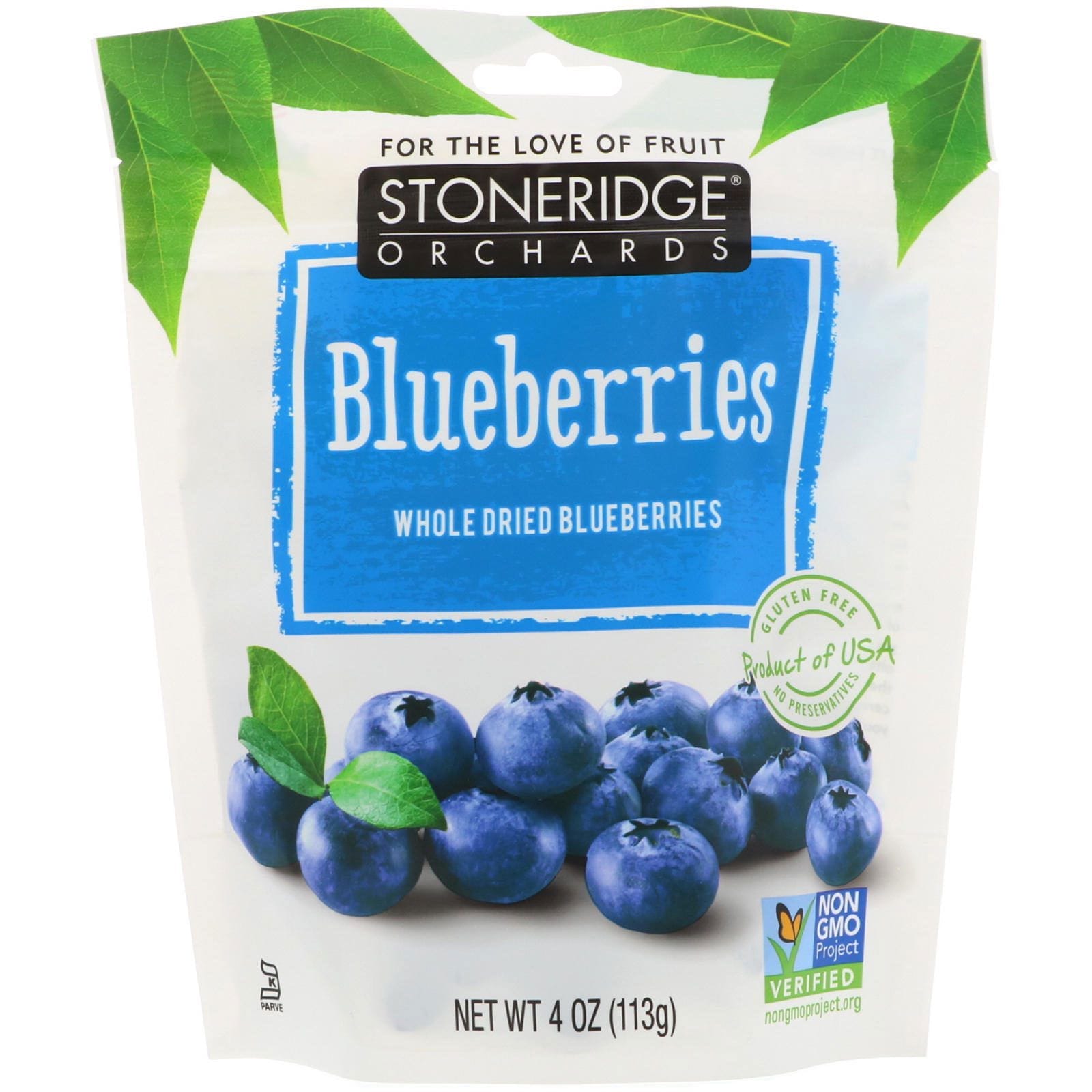 Stoneridge Orchards, Arándanos, Arándanos secos enteros, 113 g (4 oz)