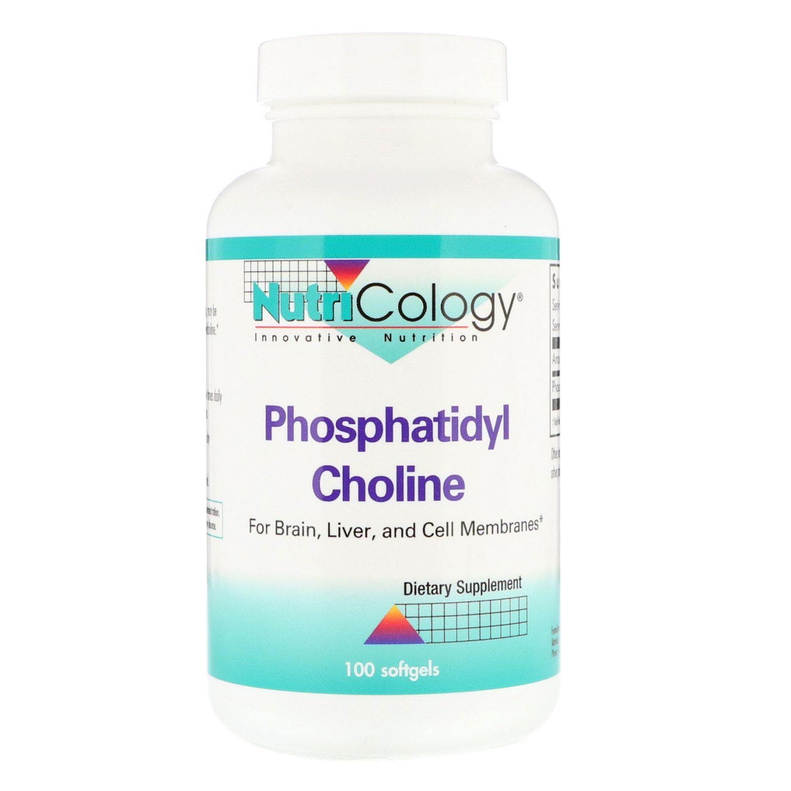 Nutricology, Fosfatidil colina, 100 softgels