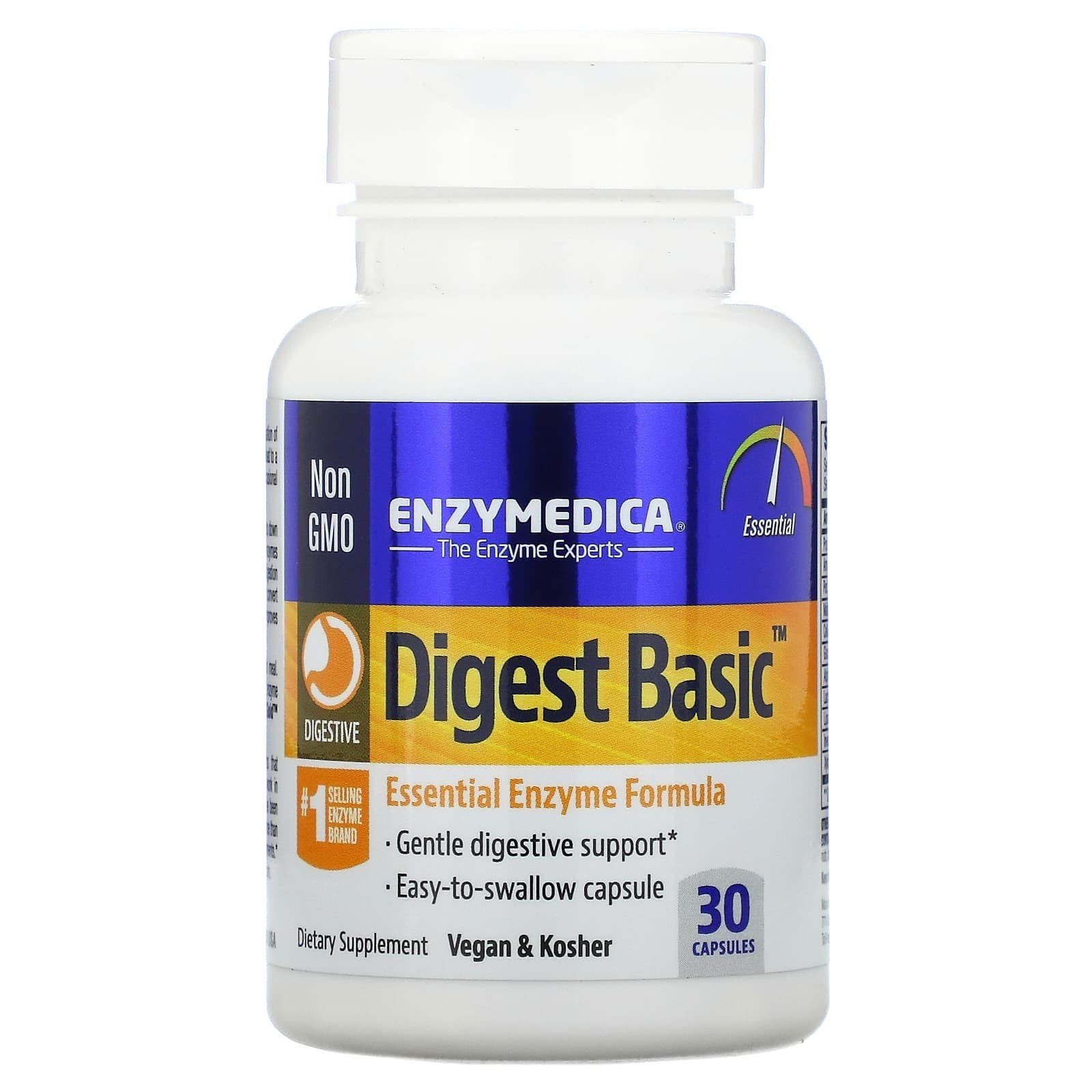 Enzymedica, Digest Basic, Fórmula de enzimas esenciales, 30 cápsulas