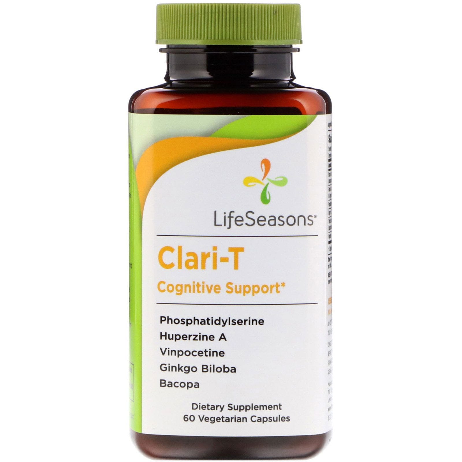 LifeSeasons, Clari-T, Refuerzo cognitivo, 60 cápsulas vegetarianas