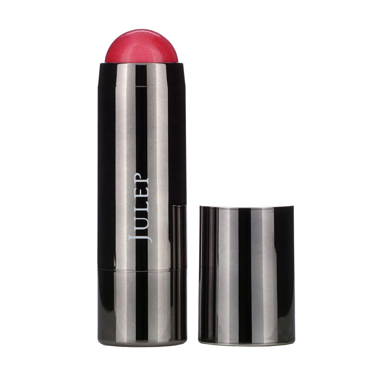 Julep, Skip The Brush, rubor en barra con fórmula de crema con un acabado en polvo, Peonía rosa, 6 g (0,21 oz)