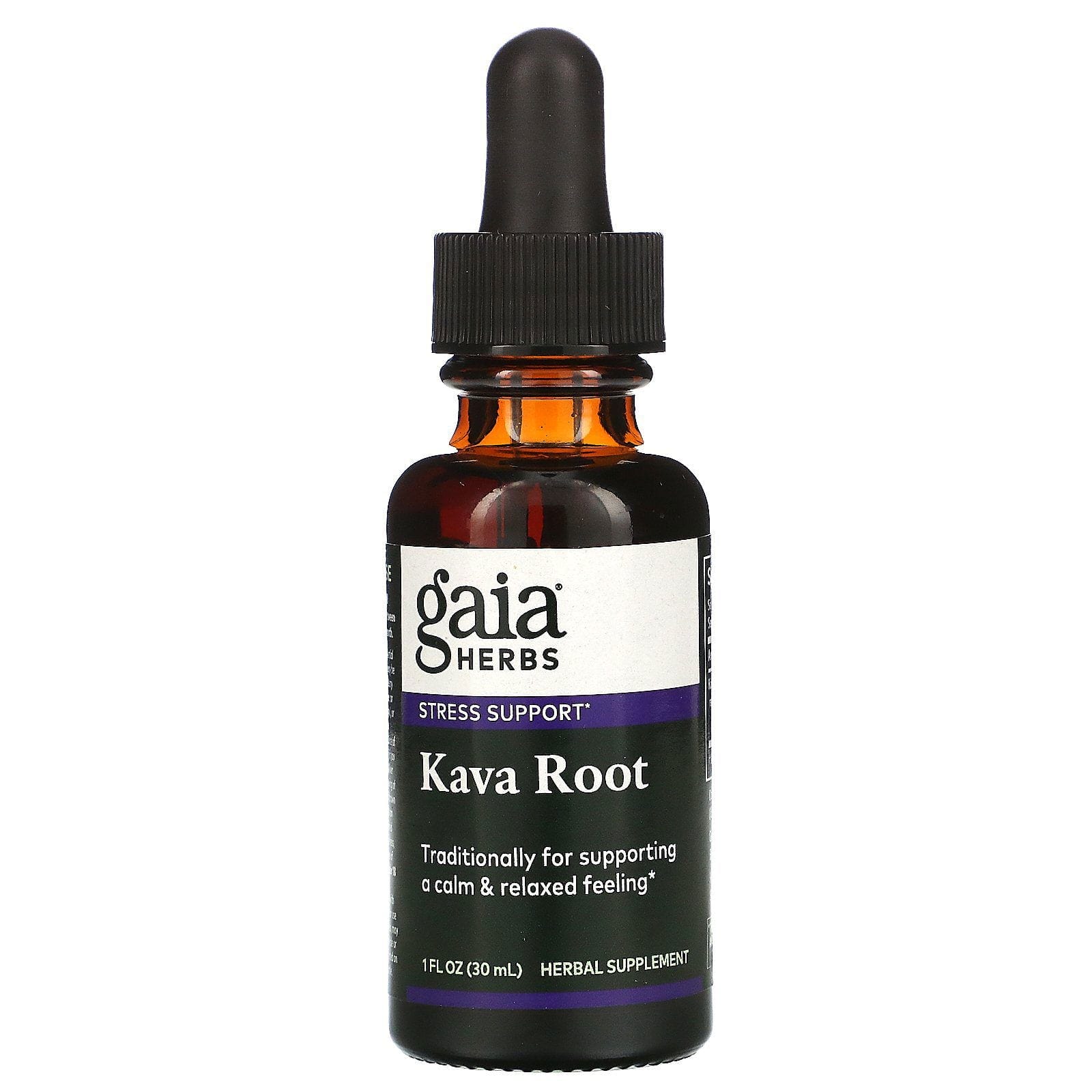 Gaia Herbs, Raíz de kava, 30 ml (1 oz. líq.)