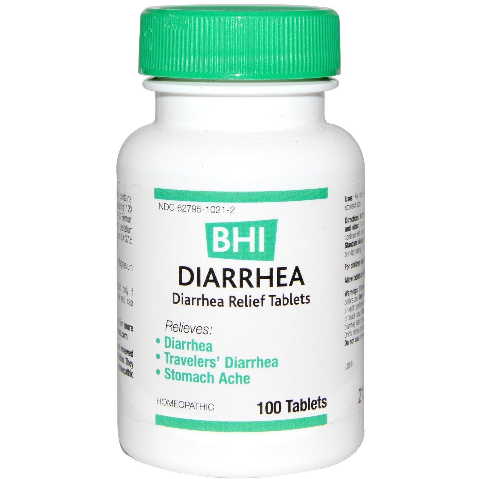MediNatura, BHI, Diarrhea, 100 comprimidos