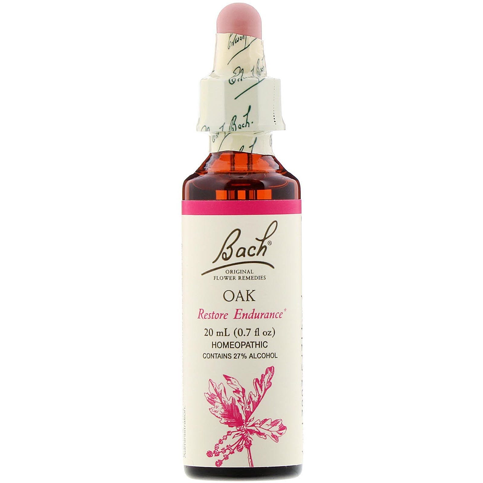 Bach, Remedios Florales Originales, Roble, 0,7 oz líquidas (20 ml)