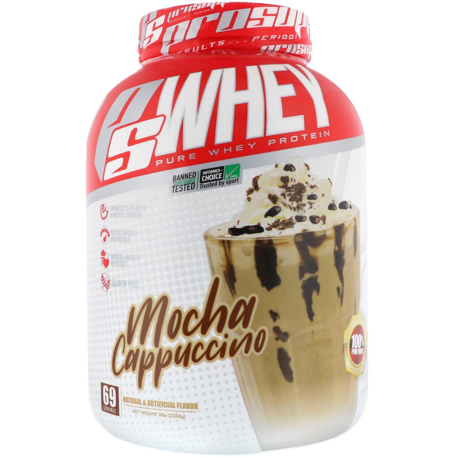 ProSupps, Suero de leche PS, mocha y cappuccino, 5 lb (2268 g)